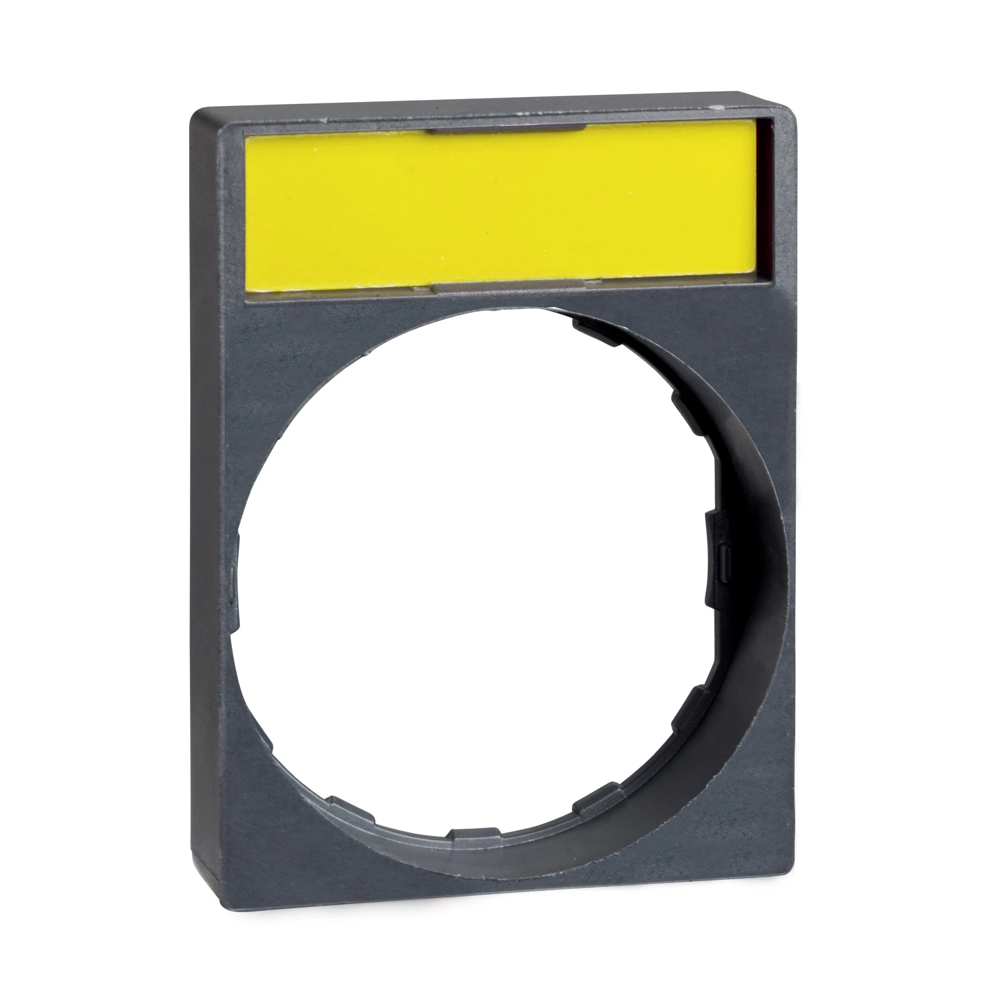 Schneider Electric ZBY2H101 Label holder 30x40mm with blank plate, for Ø 22 devices with round front element (img_001)