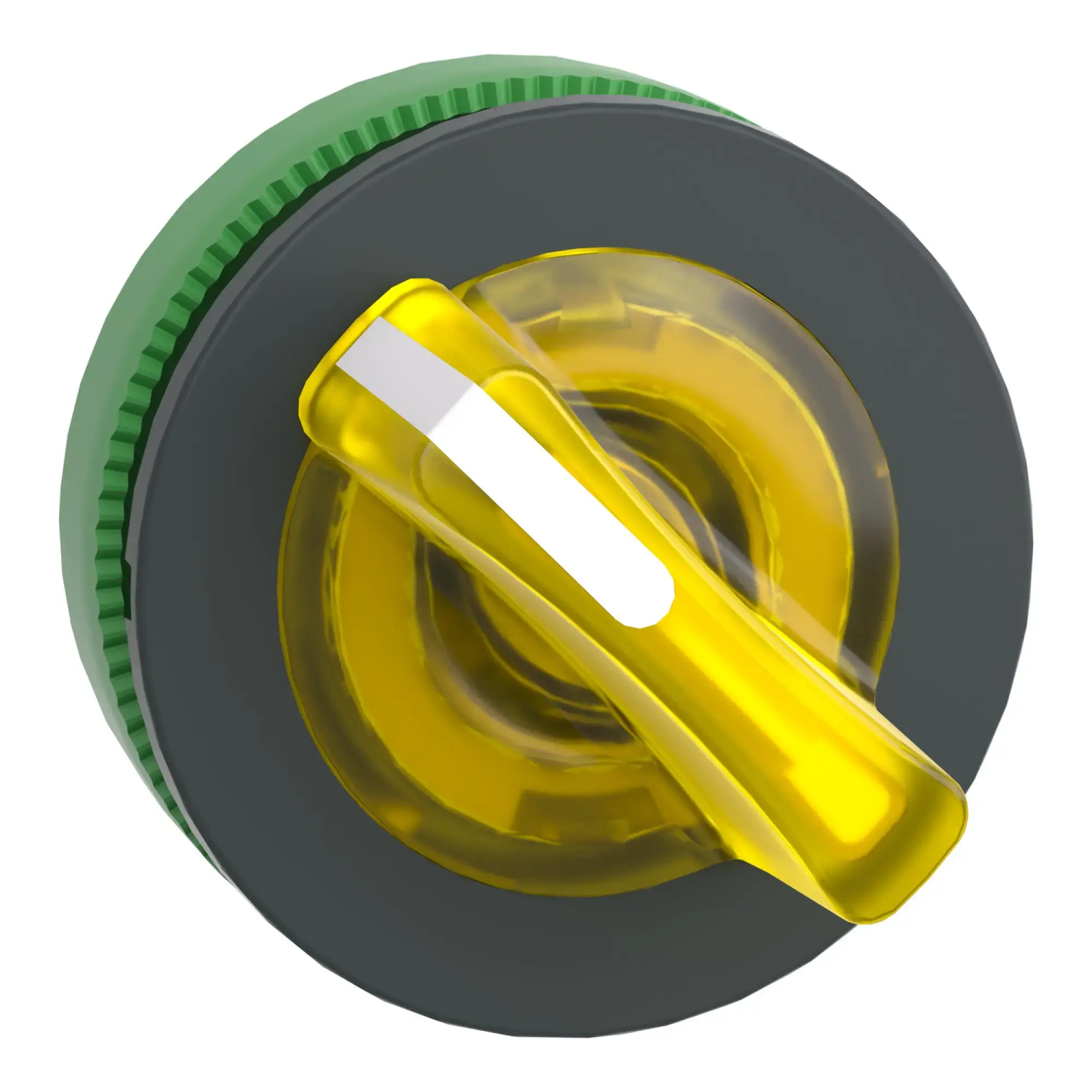 Schneider Electric ZB5FK1283 Illuminated Selector Switch, Front Element, Harmony XB5F, Plastic, 30mm, Yellow, for Universal LED, 2 Positions, Latching (img_008)