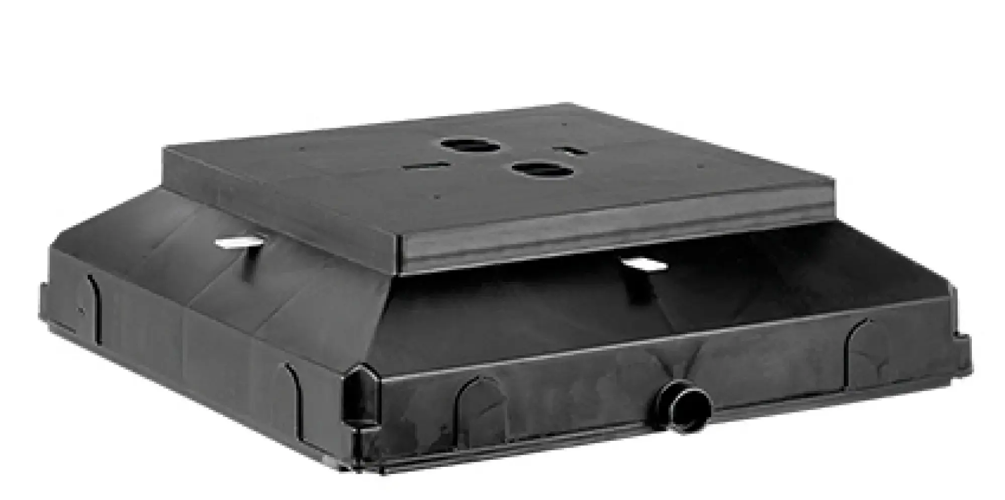 Performance iN Lighting 310379 Einbautopf Steel Square 34 310379 (img_001)