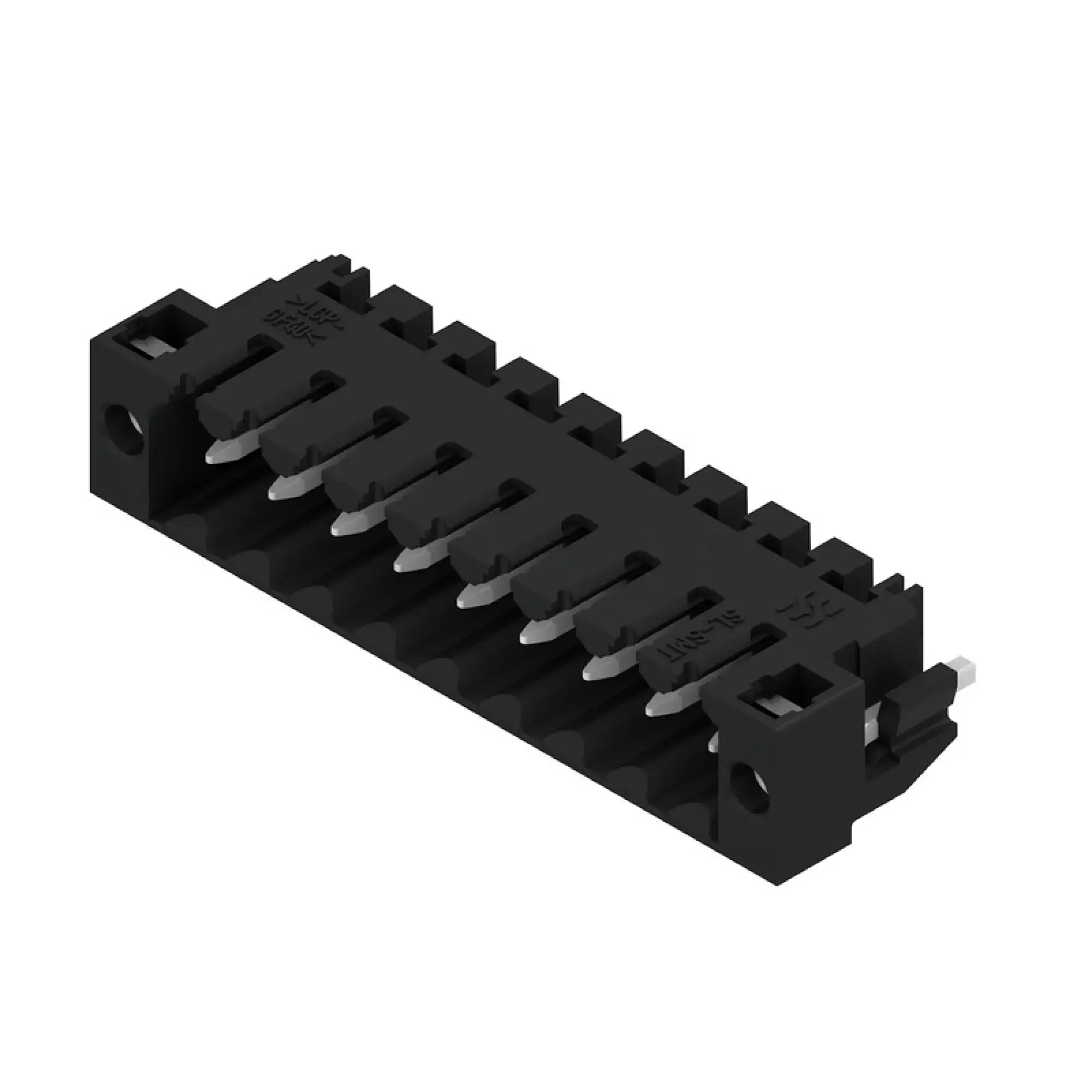 Weidmüller 1804770000 PCB connector (board connection), 160 V, 15 A, Pitch in mm: 3.50, Number of poles: 9, THT/THR solder connection, Box (img_001)