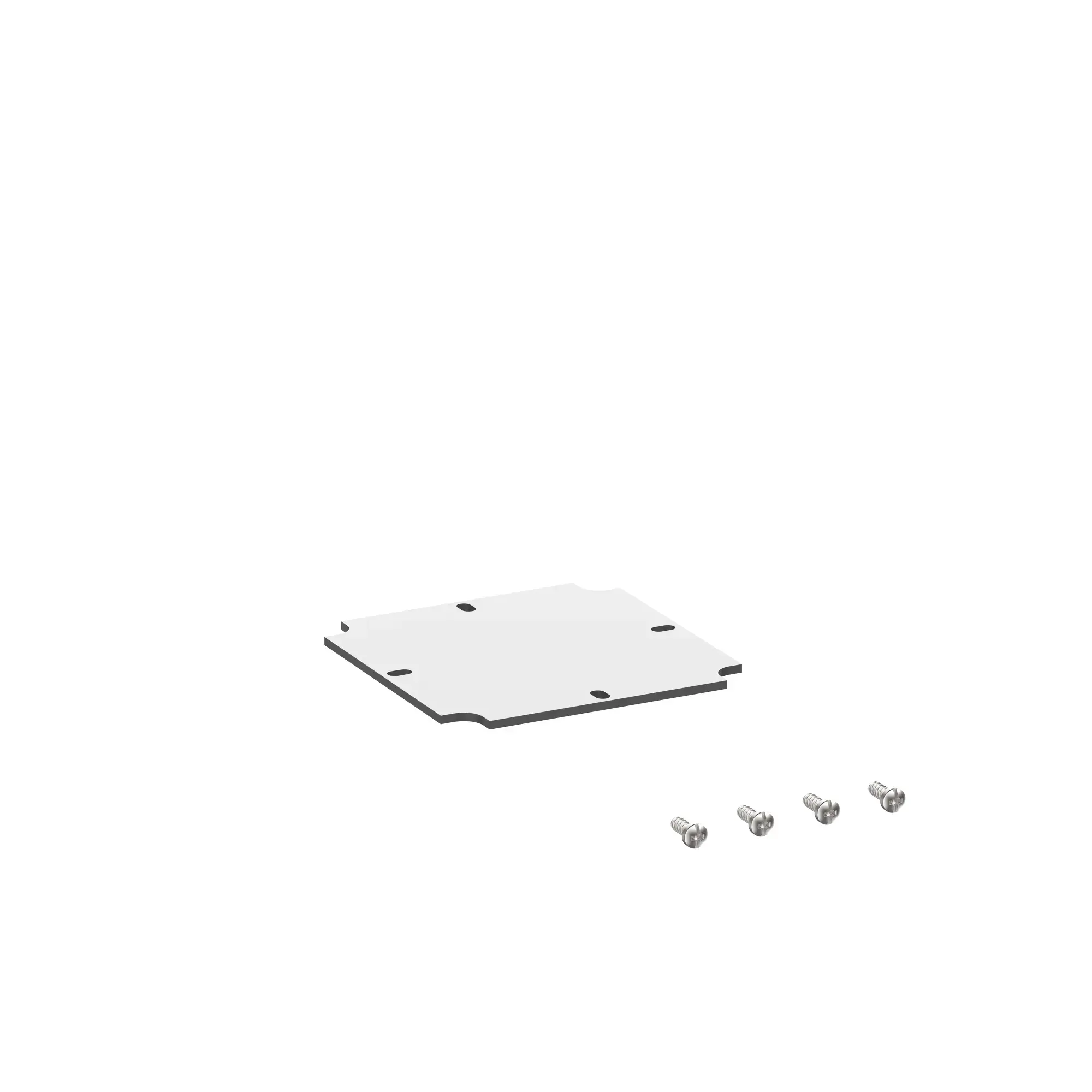 Spelsberg 89510601 Mounting plate, light grey, Halogen free (img_001)