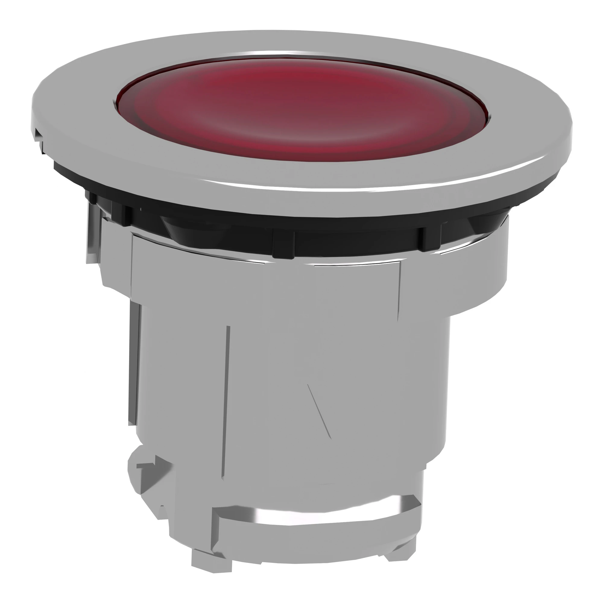 Schneider Electric ZB4FW343 Illuminated Pushbutton, Front Element, Harmony XB4F, Metal, 30mm, Red, Unlabeled, Momentary, for Universal LED (img_004)