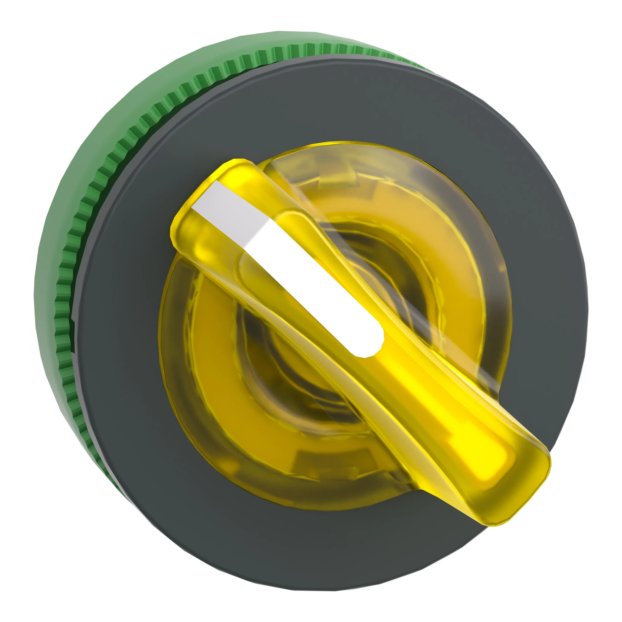 Schneider Electric ZB5FK1283 Illuminated Selector Switch, Front Element, Harmony XB5F, Plastic, 30mm, Yellow, for Universal LED, 2 Positions, Latching (img_001) Schneider Electric ZB5FK1283 Illuminated Selector Switch, Front Element, Harmony XB5F, Plastic, 30mm, Yellow, for Universal LED, 2 Positions, Latching (img_001)