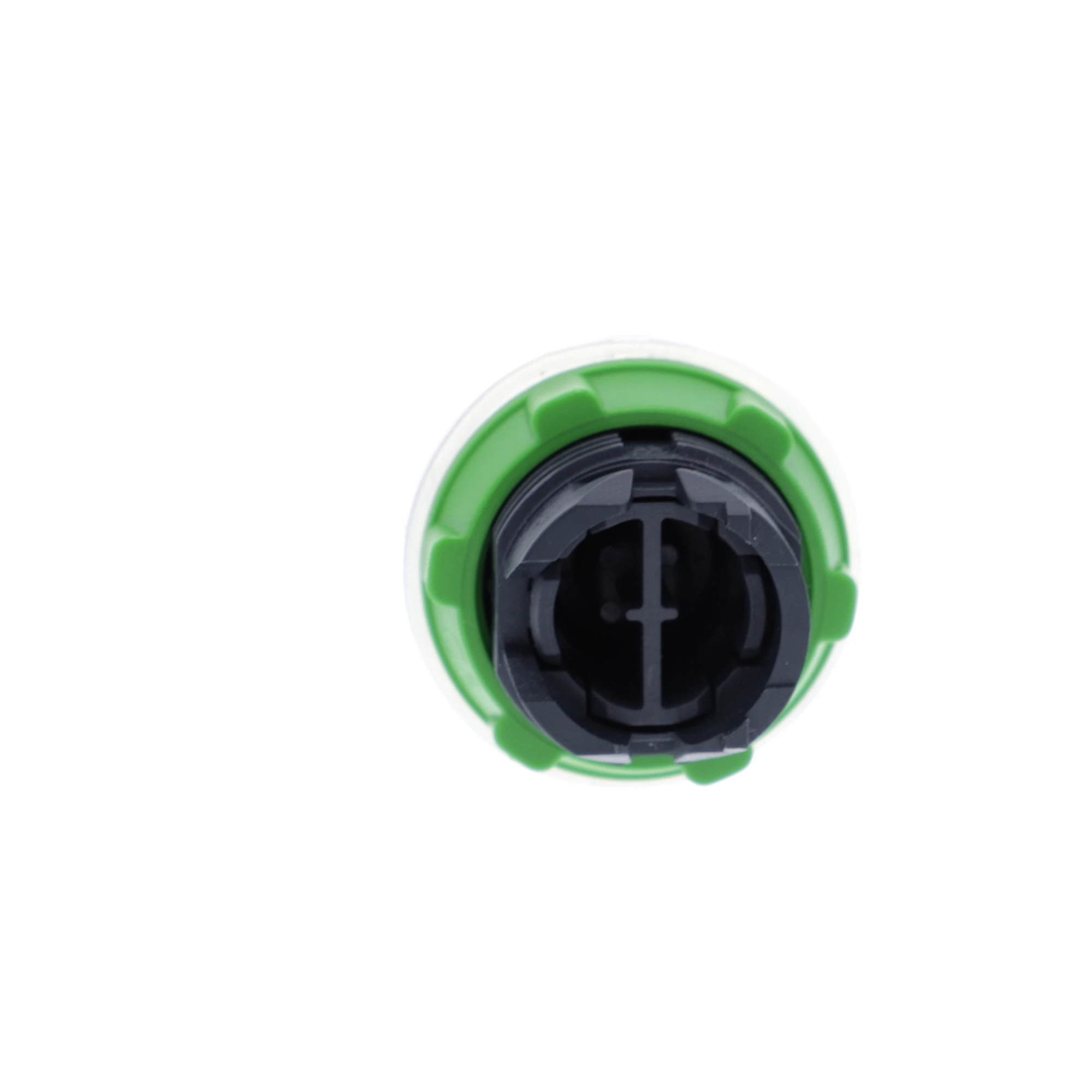 Schneider Electric ZB5AP3 Pushbutton, front element, Harmony XB5, plastic, 22mm, green, protruding, unmarked, momentary, with protective cap (img_002)