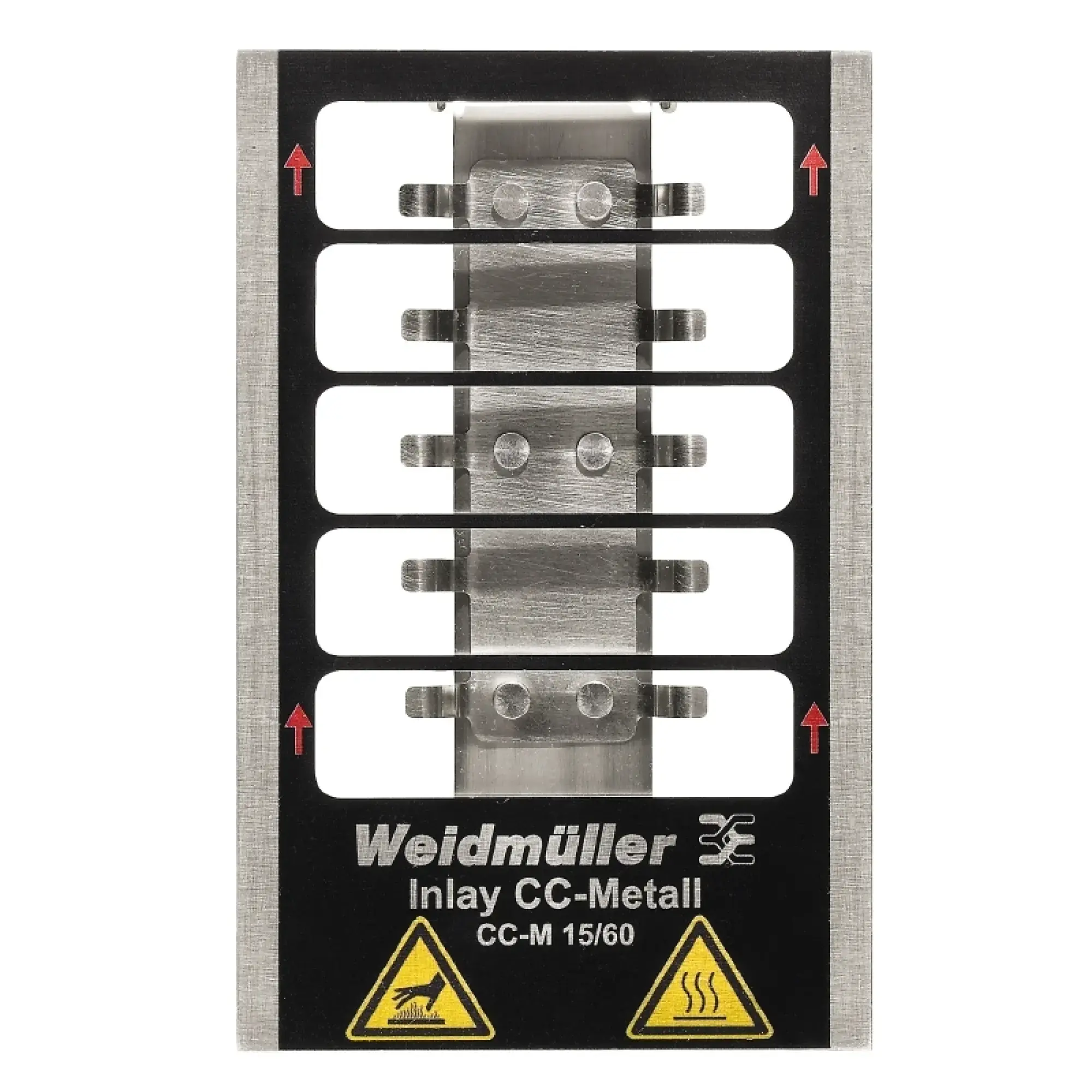 Weidmüller 1341080000 Inlay (device marking), Marker type: CC-M 15/60, Version: Holder for 5 signs (img_001) Weidmüller 1341080000 Inlay (device marking), Marker type: CC-M 15/60, Version: Holder for 5 signs (img_001)