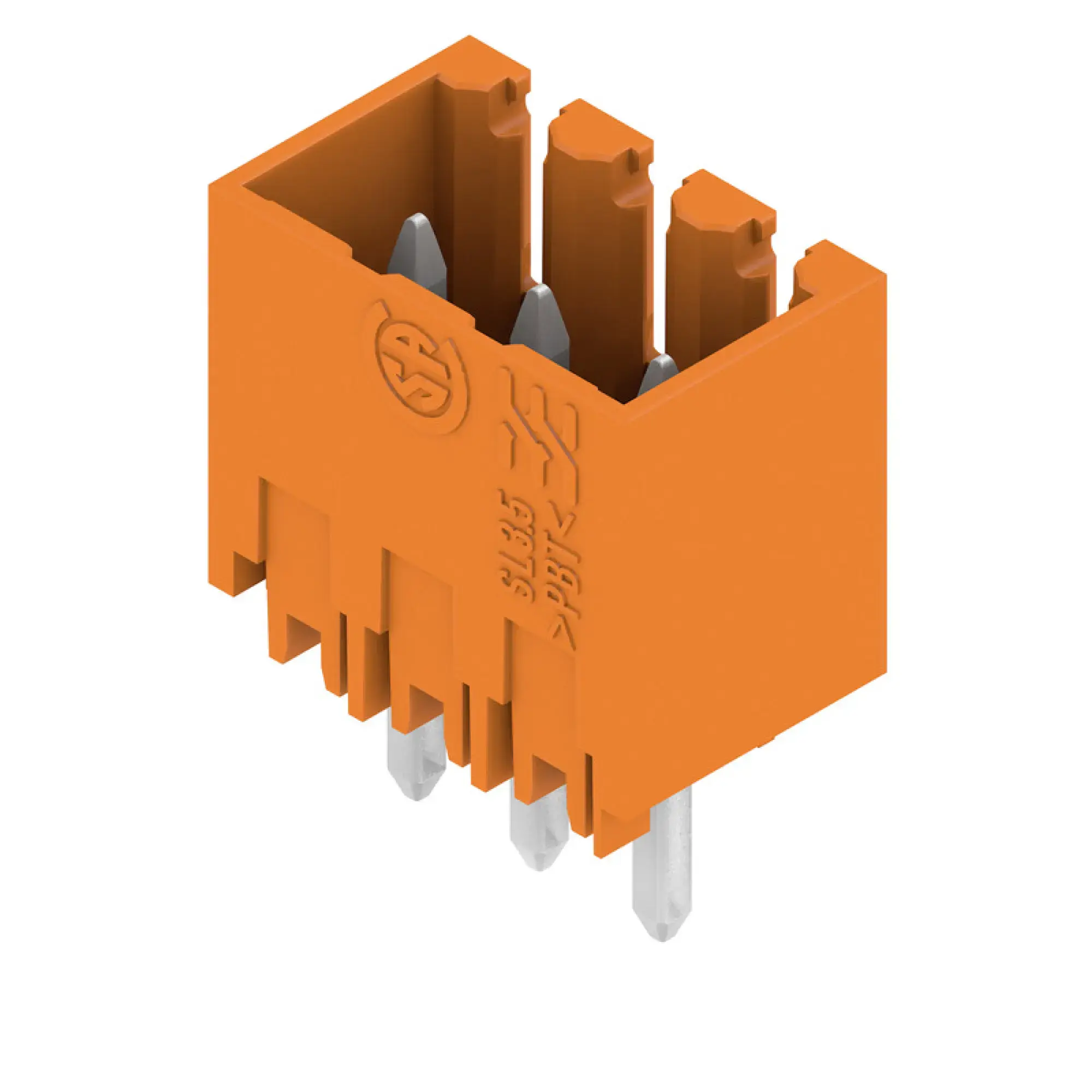 Weidmüller 1604630000 PCB connector (board connection), 160 V, 17 A, Pitch in mm: 3.50, Number of poles: 3, THT solder connection, Box (img_001)