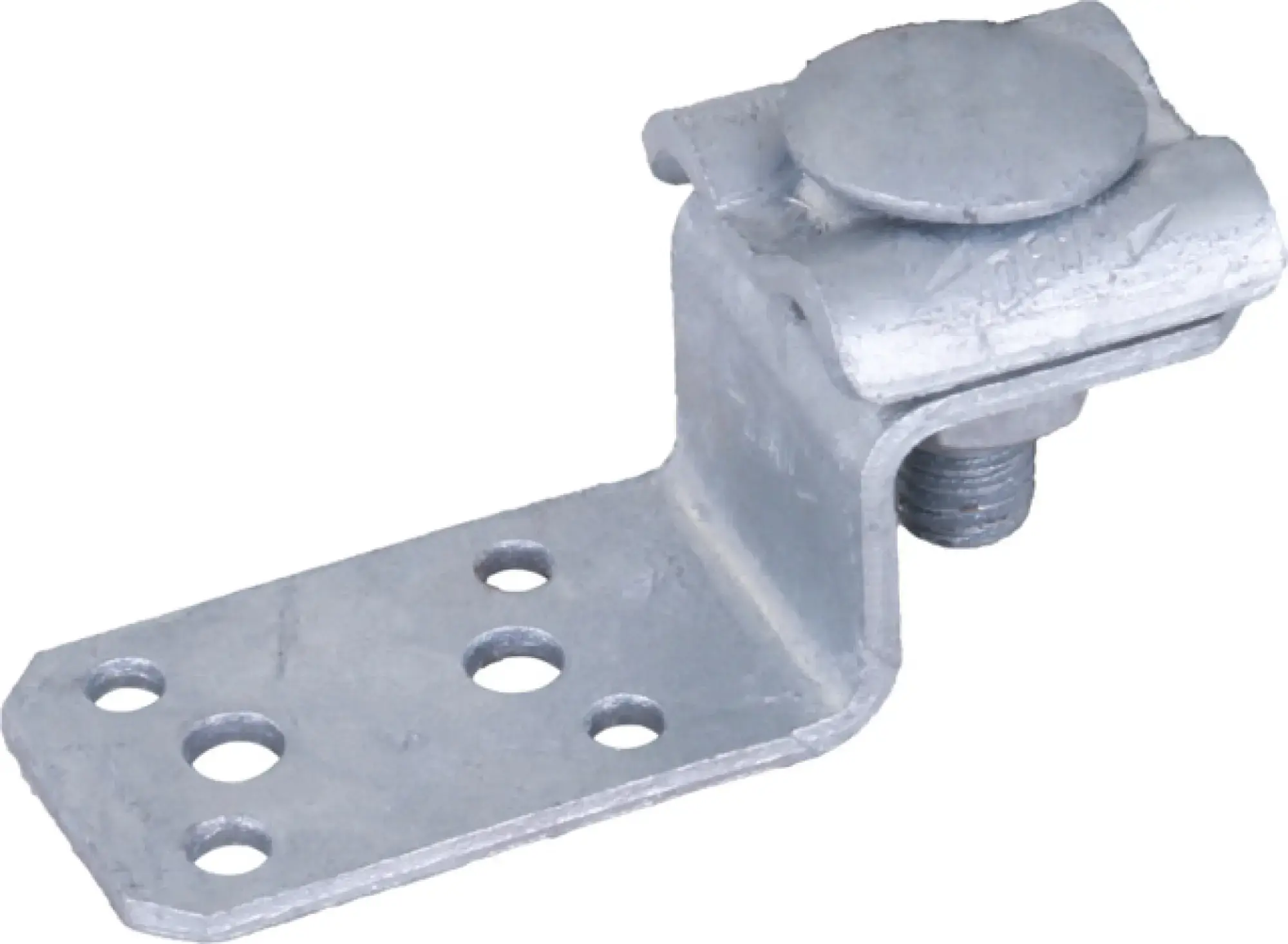 Dehn 377201 Z-shaped, HDG steel connection bracket w. double clamp f. Rd. 8-10mm HDG steel (img_001) Dehn 377201 Z-shaped, HDG steel connection bracket w. double clamp f. Rd. 8-10mm HDG steel (img_001)