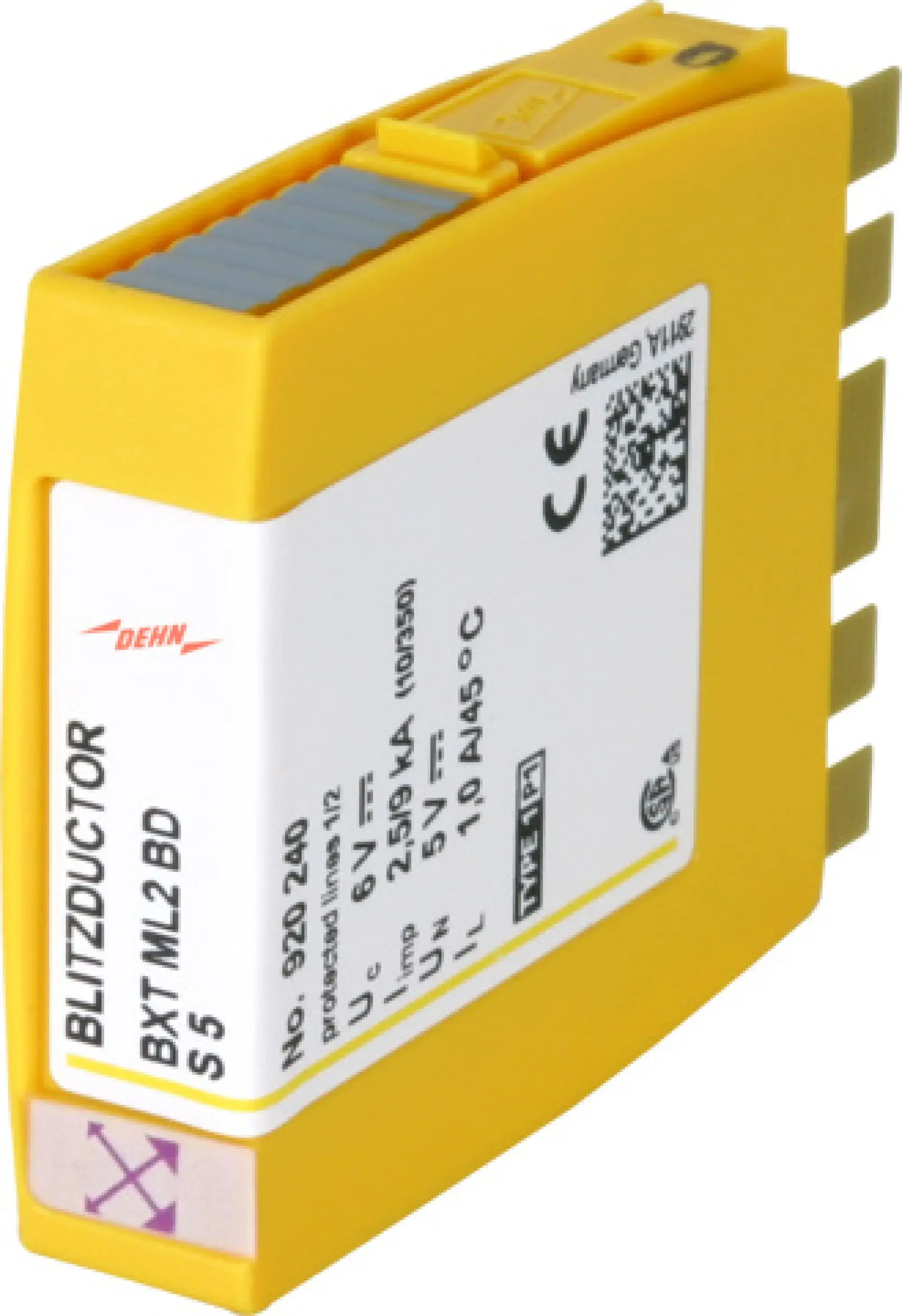 Dehn 920240 BLITZDUCTOR XT combined lightn. current and surge arrester mod., shield earthing (img_001) Dehn 920240 BLITZDUCTOR XT combined lightn. current and surge arrester mod., shield earthing (img_001)