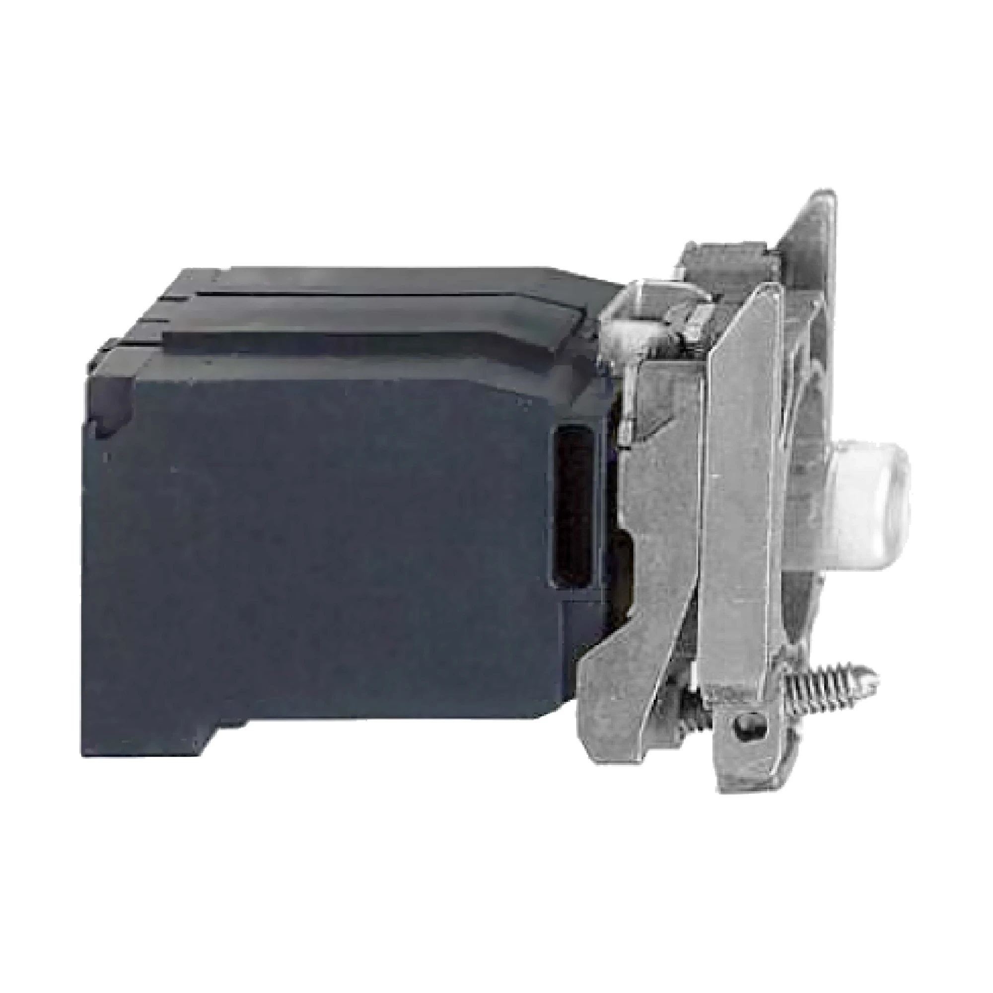 Schneider Electric ZB4BV5 Lamp socket with mounting flange, Harmony XB4, metal, white, with transformer, BA9s bulb, screw terminal, 400V (img_001) Schneider Electric ZB4BV5 Lamp socket with mounting flange, Harmony XB4, metal, white, with transformer, BA9s bulb, screw terminal, 400V (img_001)