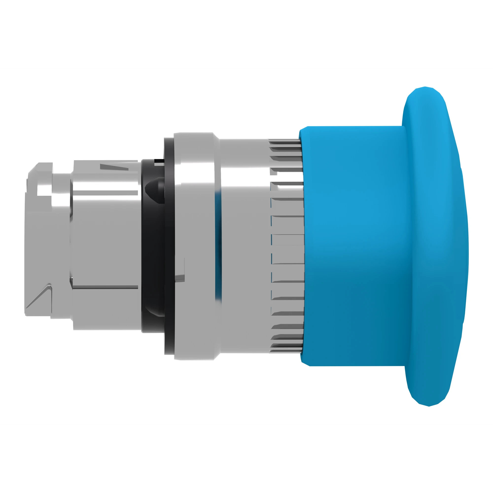 Schneider Electric ZB4BT6 Mushroom Push Button, Front Element, Harmony XB4, Metal, 22mm, Blue, Mushroom 40mm, Pull Release (img_002)