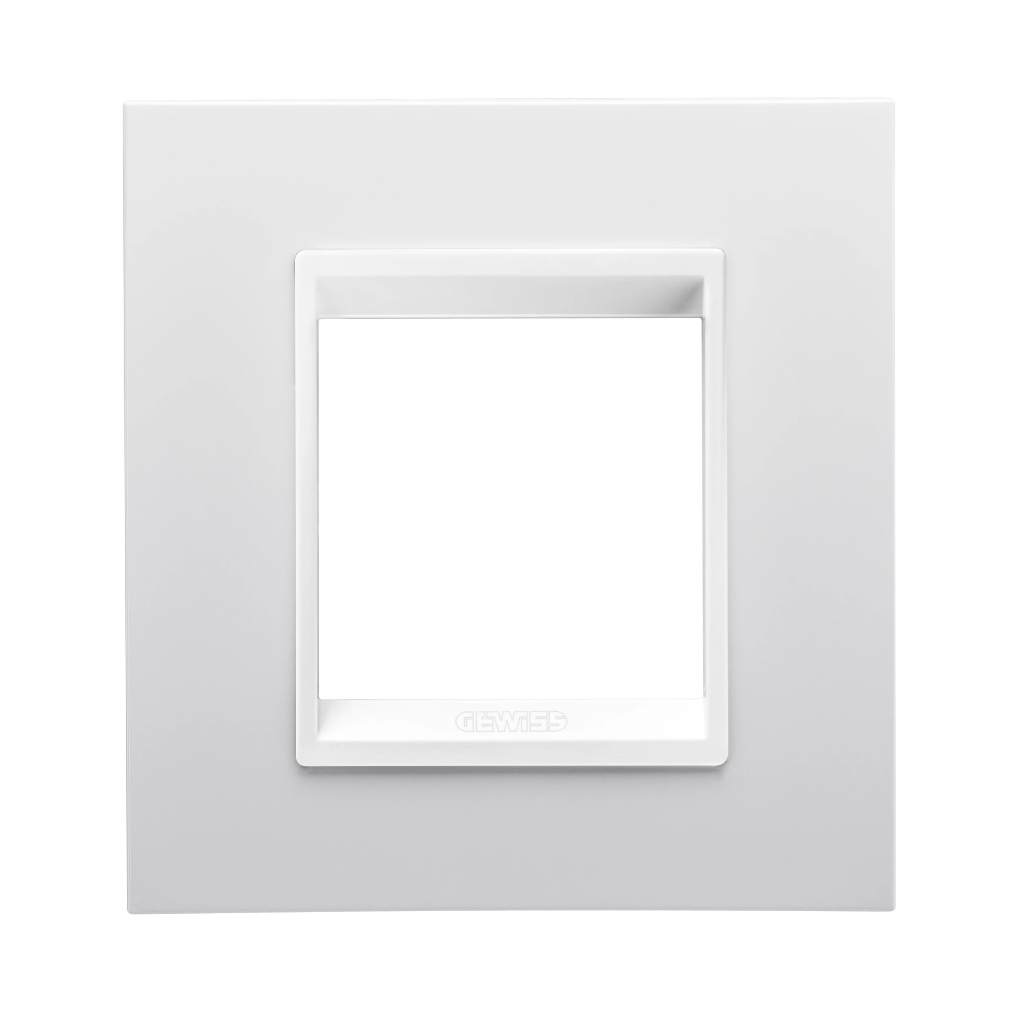 GEWISS GW16222YB LUX INTERNATIONAL PLATE - IN TECHNOPOLYMER - 2 MODULES - WHITE MONOCHROME - CHORUSMART (img_001) GEWISS GW16222YB LUX INTERNATIONAL PLATE - IN TECHNOPOLYMER - 2 MODULES - WHITE MONOCHROME - CHORUSMART (img_001)