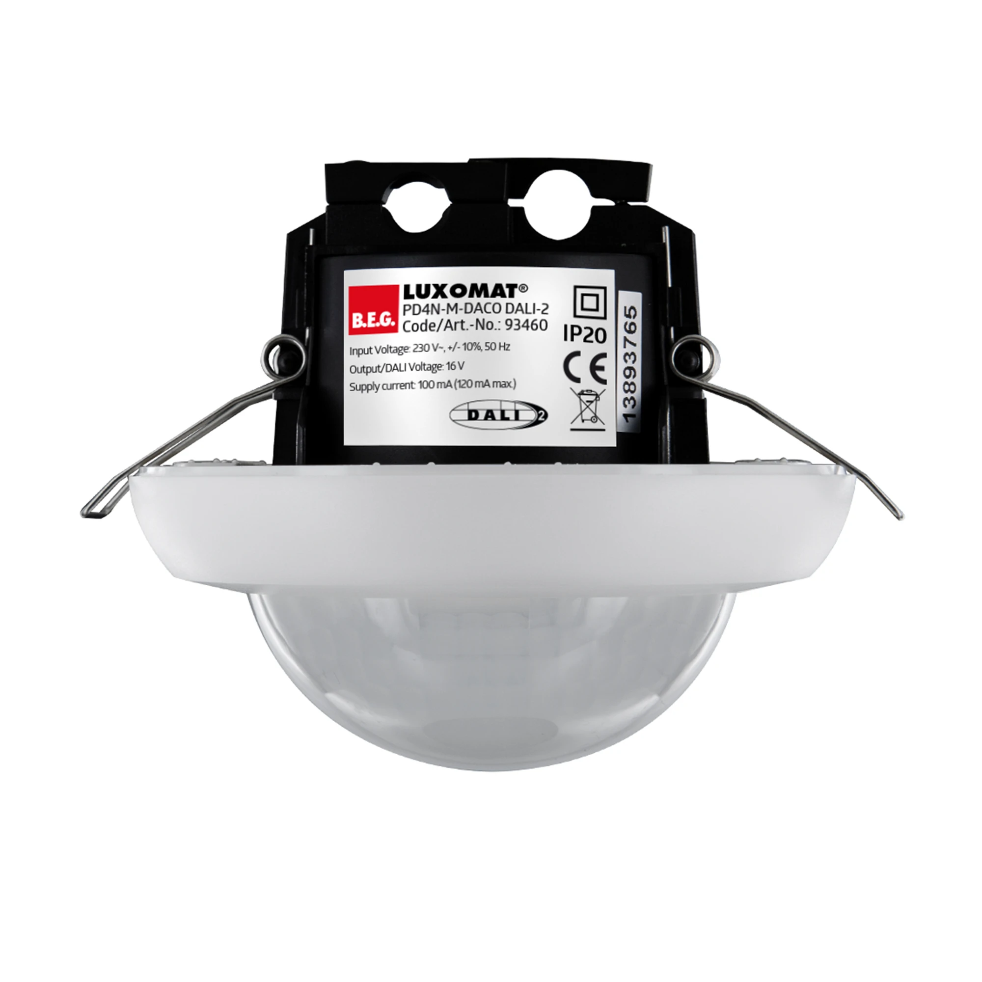 GEWISS GWS9033 SENSOR OPTIC B DALI - FLUSH MOUNTING - MASTER (img_001)