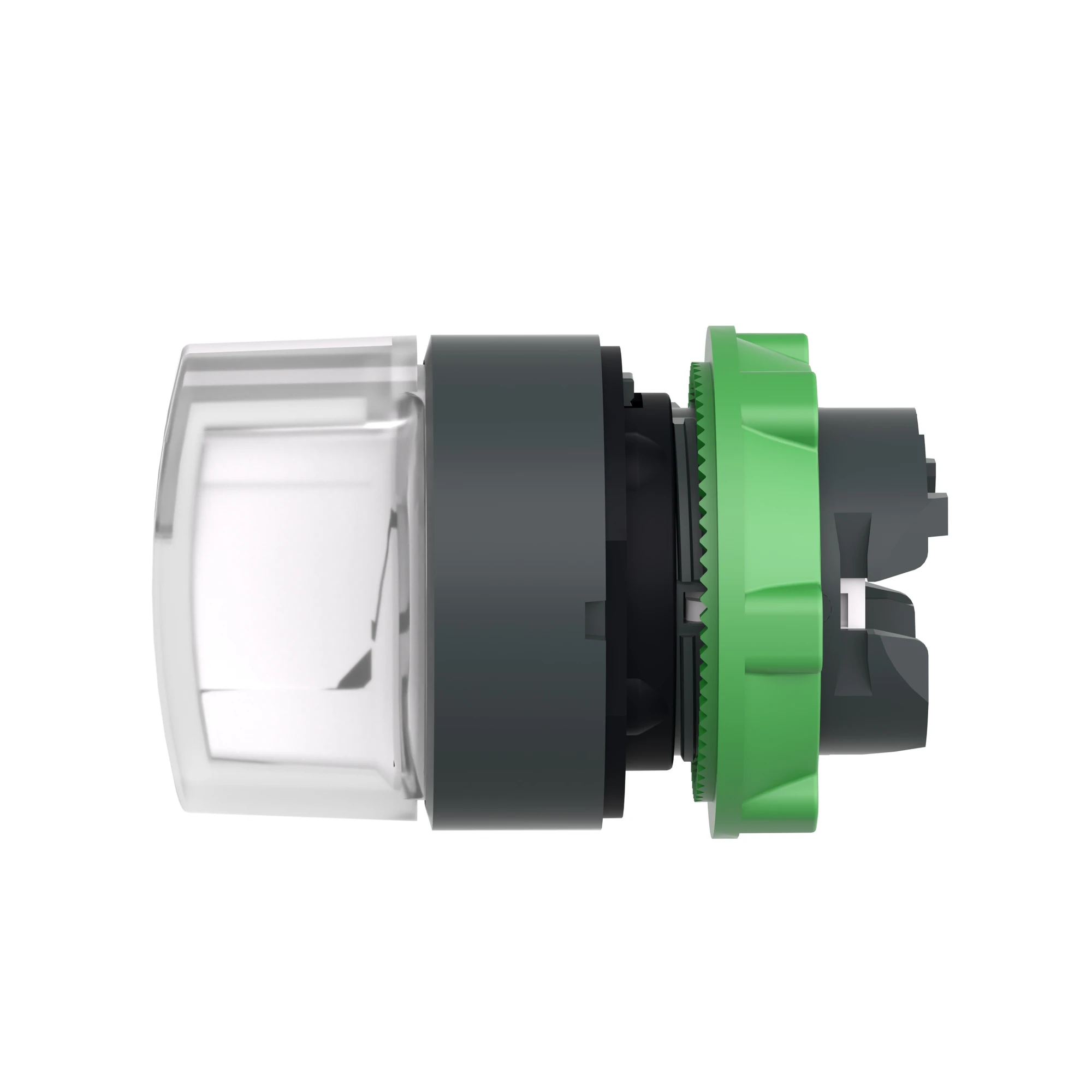 Schneider Electric ZB5AK1513 Illuminated selector switch, front element, Harmony XB5, plastic, 22mm, white, for universal LED, 3 positions, center detent (img_007)