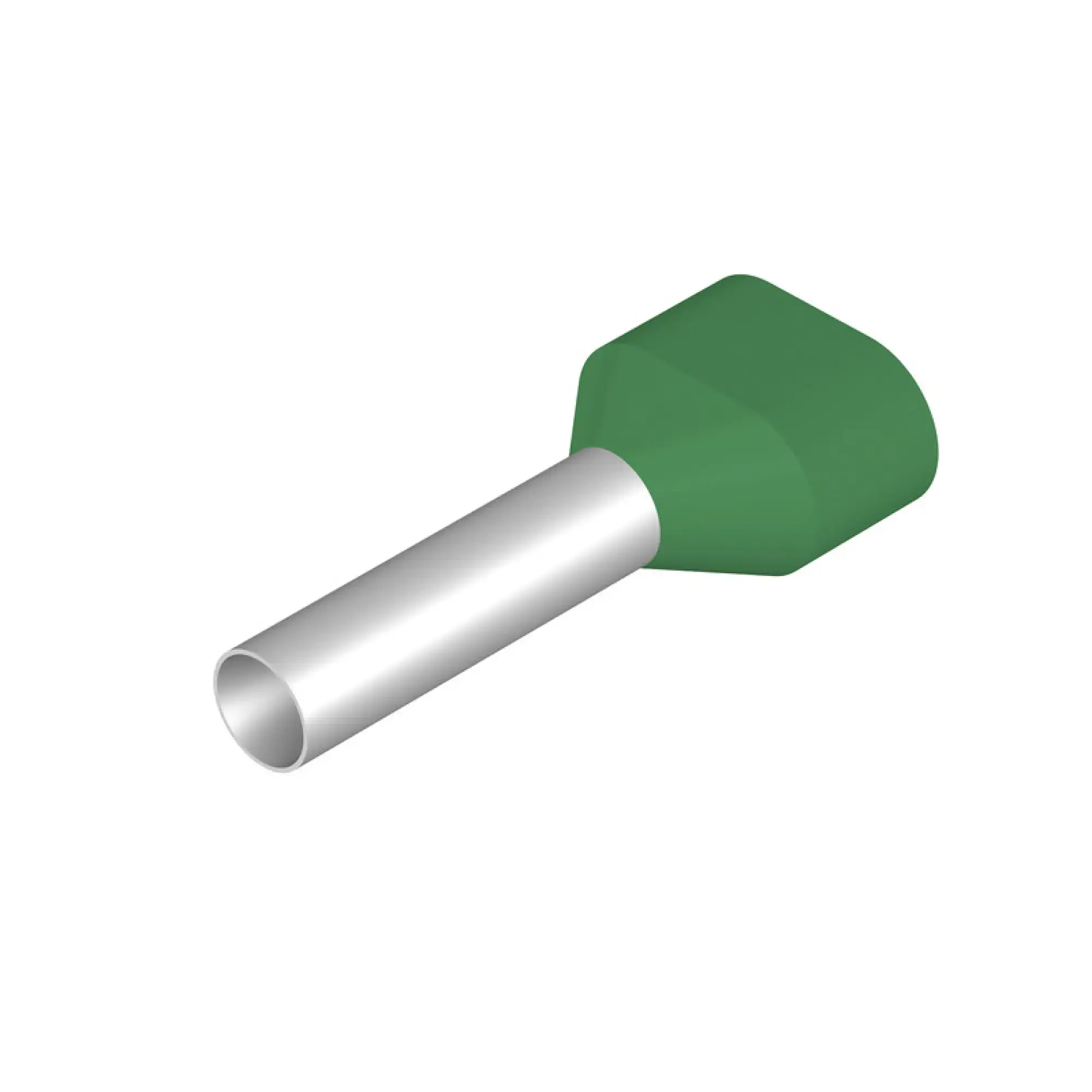 Weidmüller 9037700000 Wire end ferrule, Twin wire-end ferrule, 6 mm², Stripping length: 24 mm, green (img_001) Weidmüller 9037700000 Wire end ferrule, Twin wire-end ferrule, 6 mm², Stripping length: 24 mm, green (img_001)
