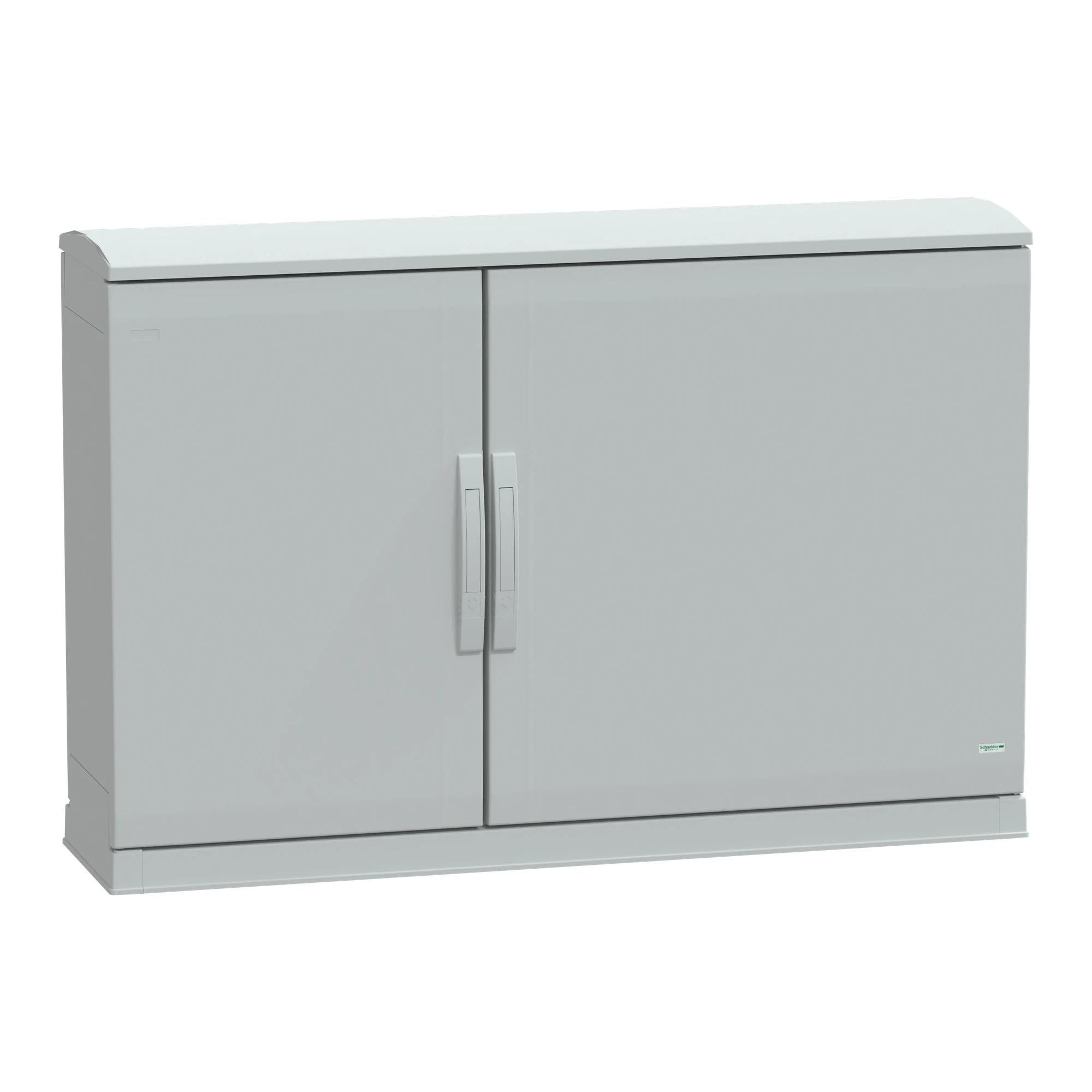 Schneider Electric NSYPLAZT7123G Polyester enclosure, floor-standing, version PLA with open base+cover 750x1250x320 IP44 (img_001)