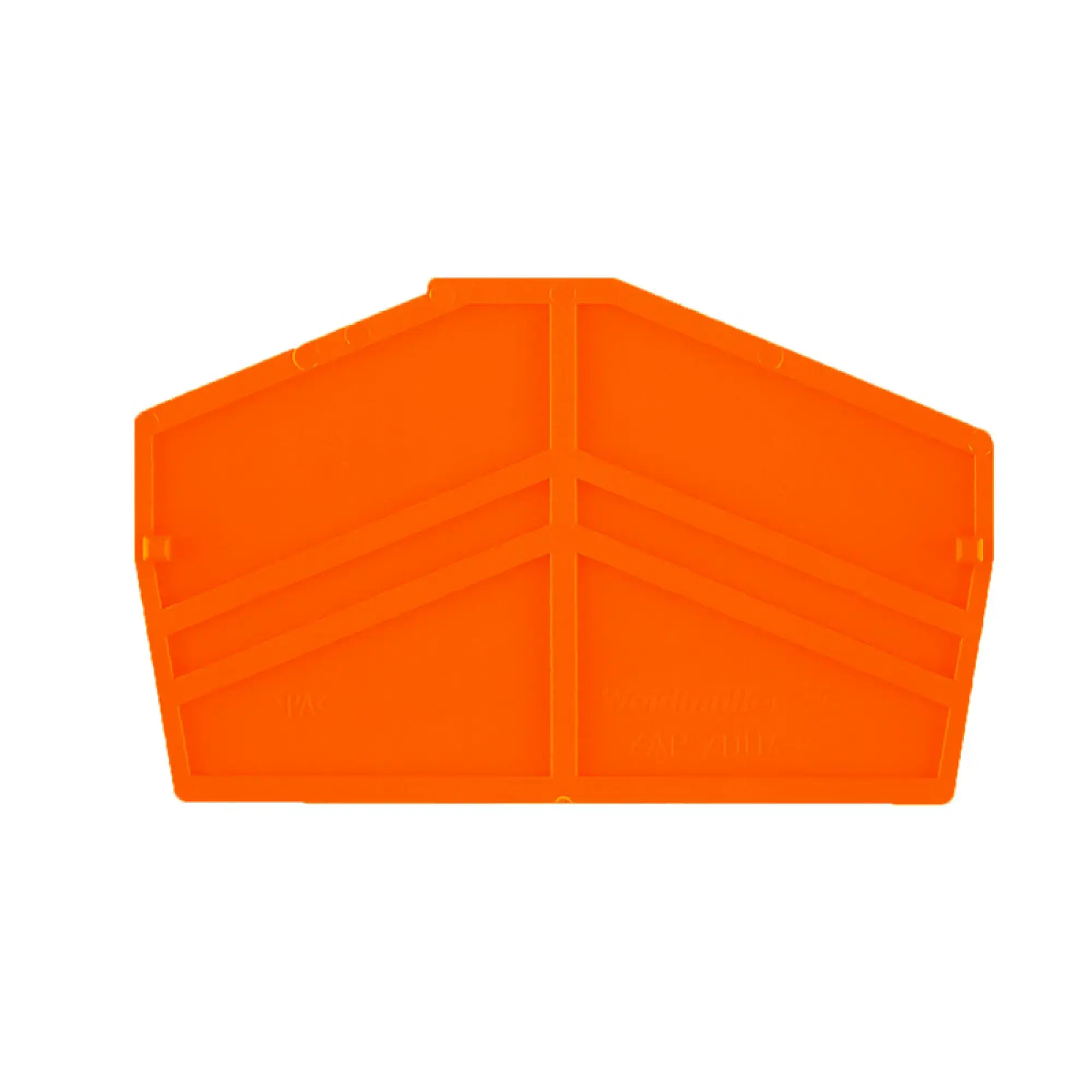 Weidmüller 1770890000 End plate (terminals), orange, Height: 61.5 mm, Width: 2 mm, V-0, Wemid (img_001) Weidmüller 1770890000 End plate (terminals), orange, Height: 61.5 mm, Width: 2 mm, V-0, Wemid (img_001)