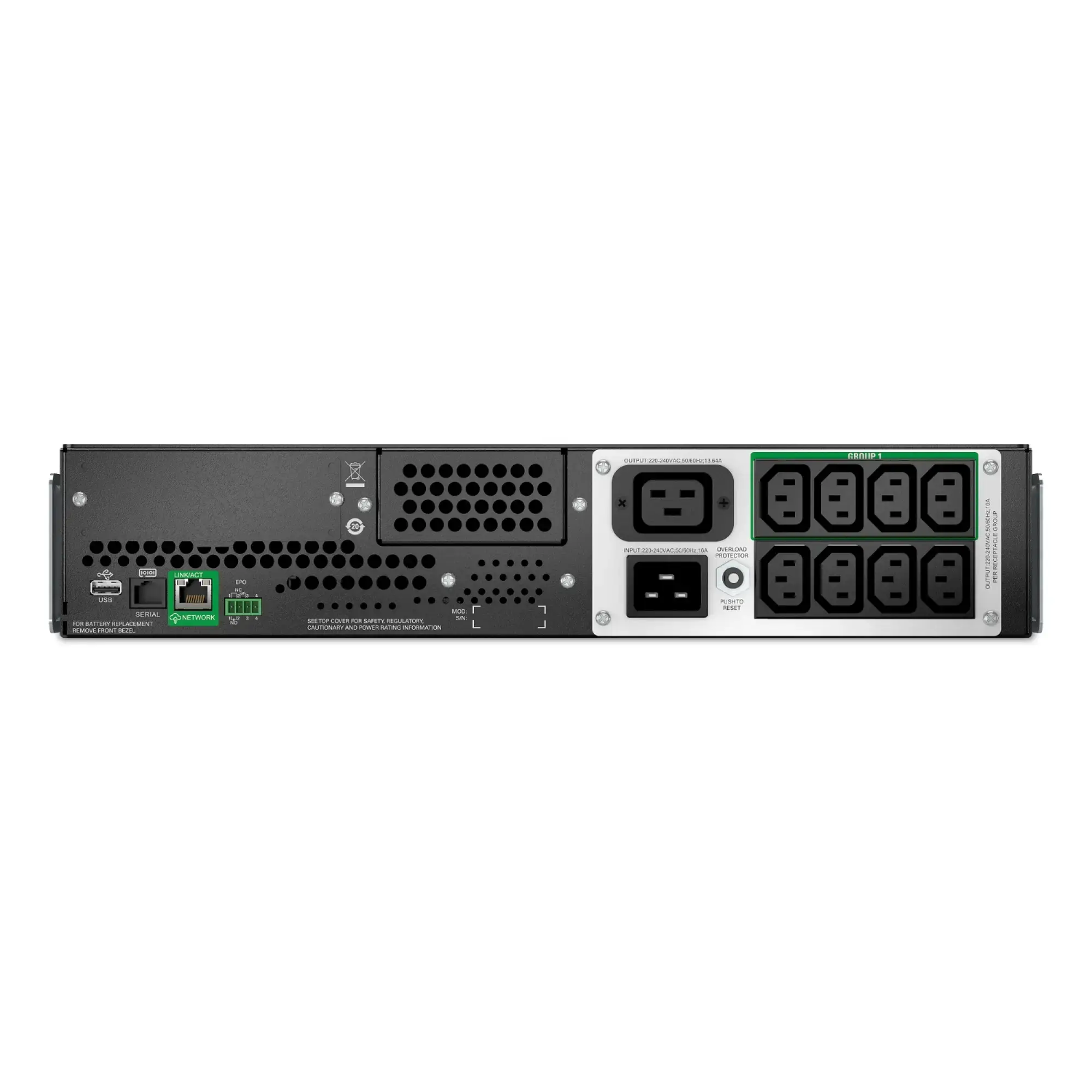 APC SMTL2200RMI2UC APC Smart-UPS Line Interactive 2200VA, Lithium-Ionen, Rack, 2HE, 230V, 8x IEC C13 + 1x IEC C19, SmartConnect+SmartSlot, AVR, LCD (img_001) APC SMTL2200RMI2UC APC Smart-UPS Line Interactive 2200VA, Lithium-Ionen, Rack, 2HE, 230V, 8x IEC C13 + 1x IEC C19, SmartConnect+SmartSlot, AVR, LCD (img_001)