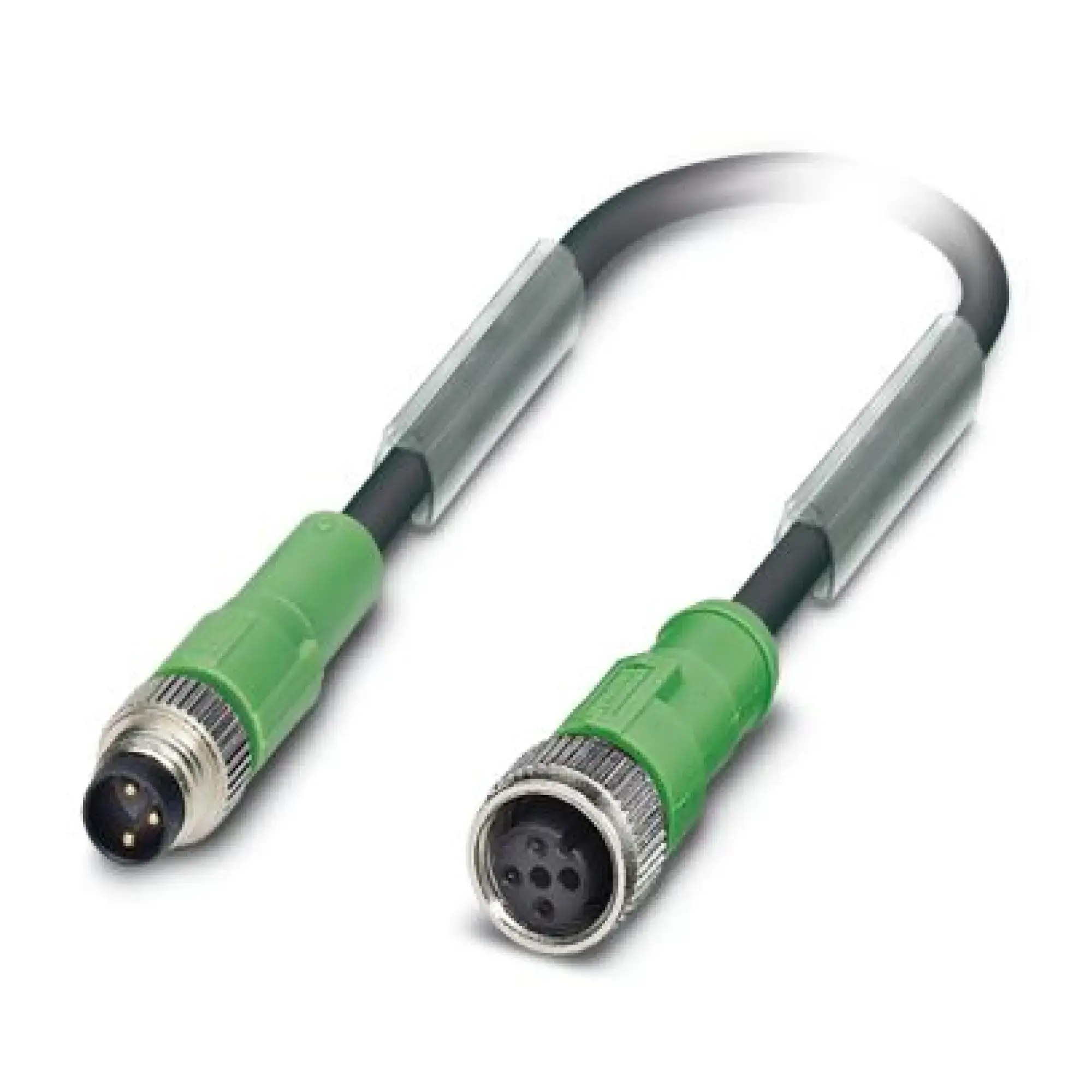 Phoenix Contact 1630550 Sensor/actuator cable SAC-3P-M8MS/2,0-PUR/M12FS 4X2 (img_001)