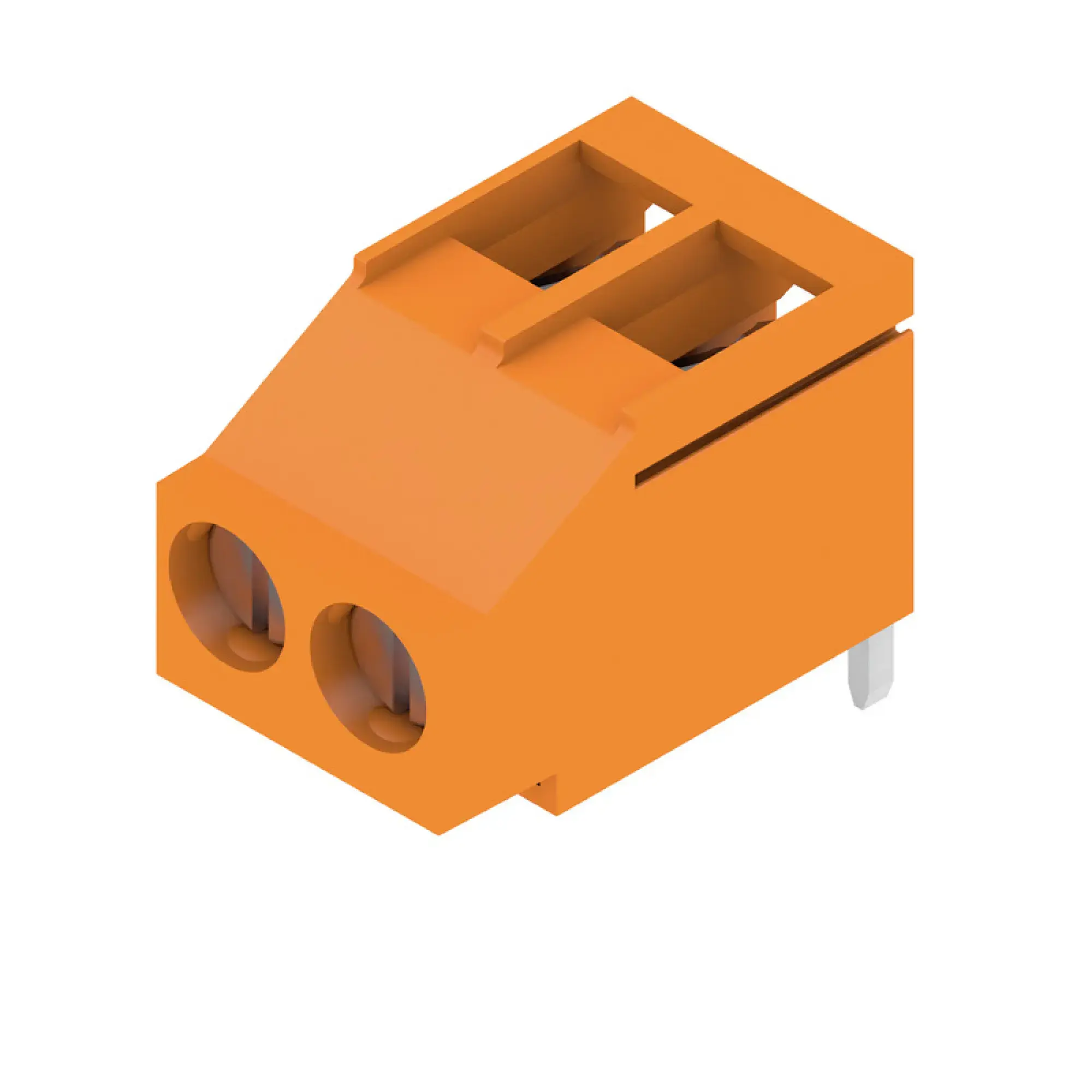 Weidmüller 2566990000 PCB terminal, 320 V, 32.5 A, Pitch in mm: 5.08, 6 mm², Number of poles: 2, Clamping yoke connection, THT solder connection, 180°, Box (img_001) Weidmüller 2566990000 PCB terminal, 320 V, 32.5 A, Pitch in mm: 5.08, 6 mm², Number of poles: 2, Clamping yoke connection, THT solder connection, 180°, Box (img_001)