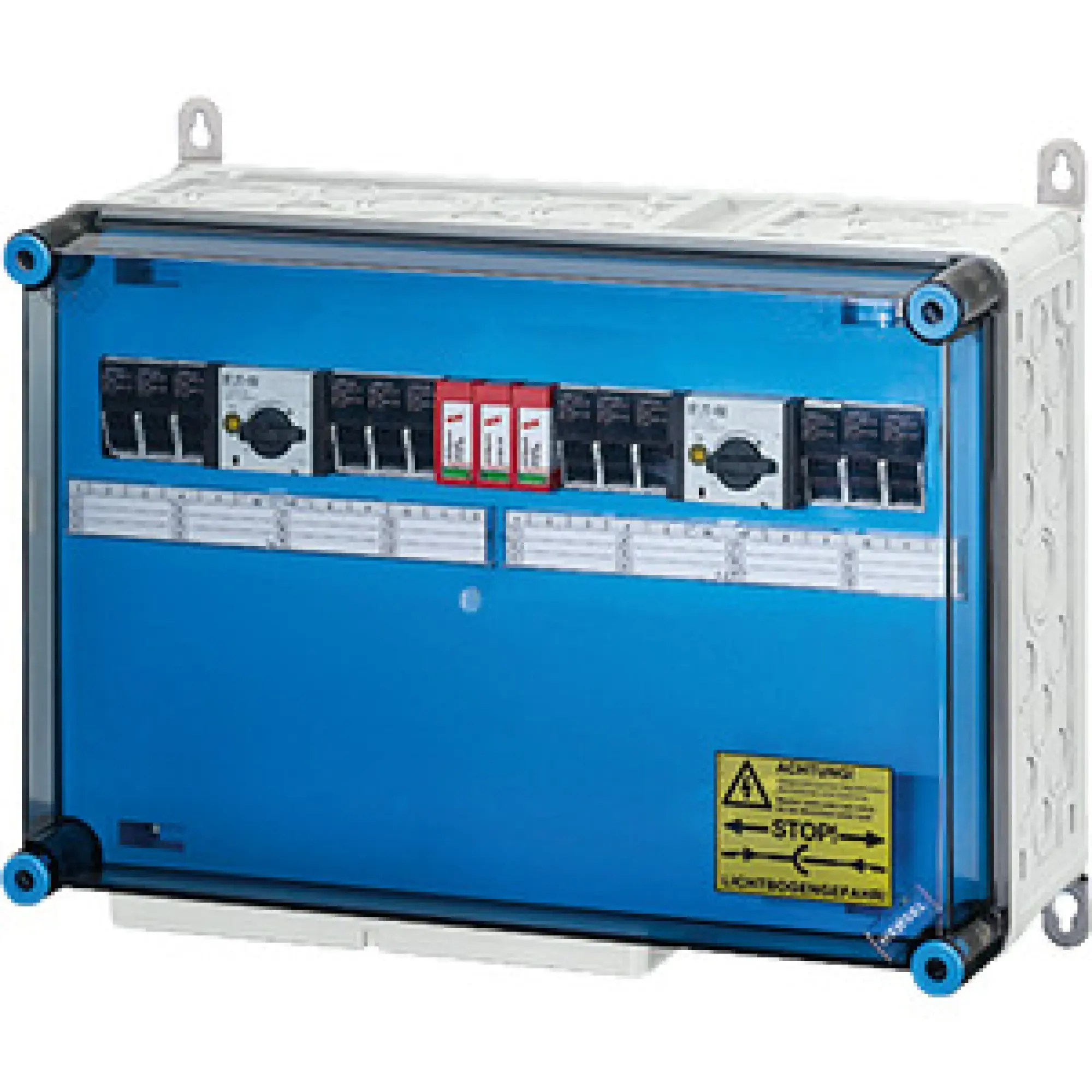 Hensel 20001251 PV-Generatoranschlusskasten, mit ÜSE, 6xPV-Strang m. Sicherung auf 1xWR-Eing. Mi PV 3321 (img_001) Hensel 20001251 PV-Generatoranschlusskasten, mit ÜSE, 6xPV-Strang m. Sicherung auf 1xWR-Eing. Mi PV 3321 (img_001)