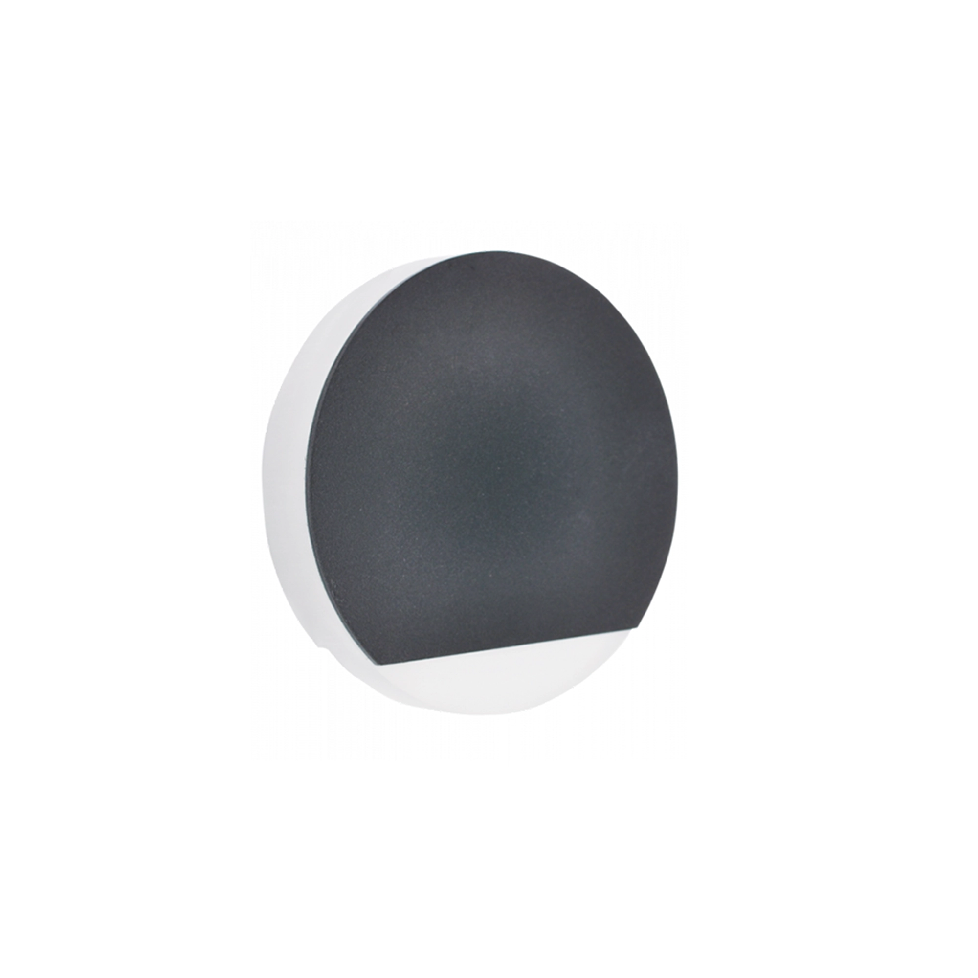 WSU Lights Unterer Aufsatz schwarz rund für Einbaunachtleuchte - 98x10mm