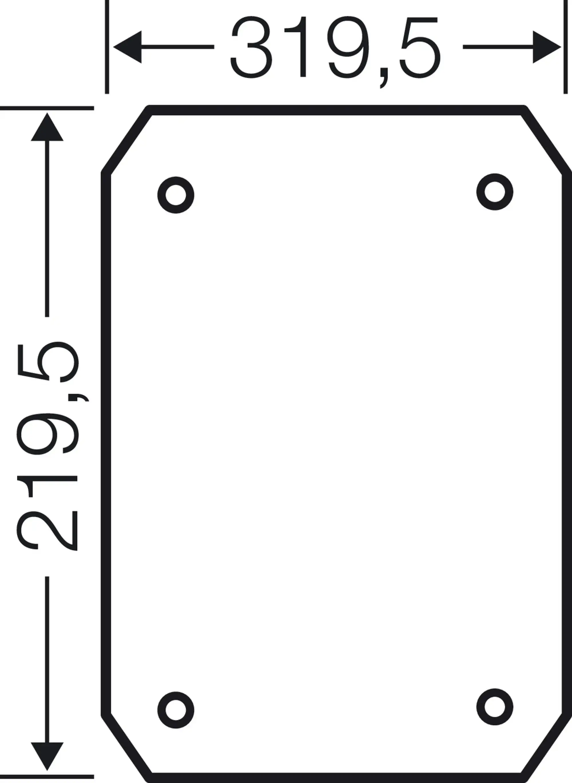 Hensel 62000261 Montageplatte aus Isolierstoff 4 mm stark, für EB 50.. Leergehäuse EB MP 50 (img_003)