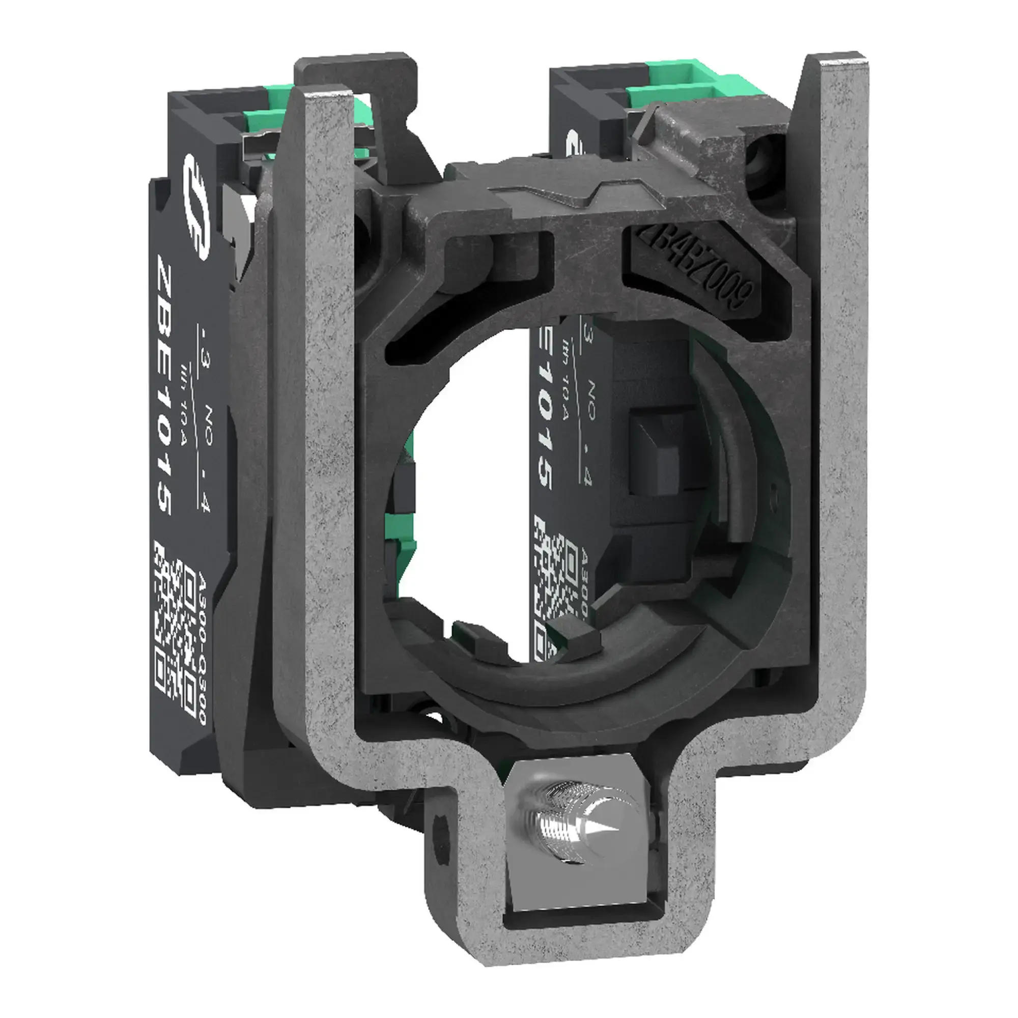 Schneider Electric ZB4BZ1035 Auxiliary contact block with mounting flange, Harmony XB4, metal, with mounting flange, 22mm, 30mm, 2S, Spring Clamp (img_008) Schneider Electric ZB4BZ1035 Auxiliary contact block with mounting flange, Harmony XB4, metal, with mounting flange, 22mm, 30mm, 2S, Spring Clamp (img_008)