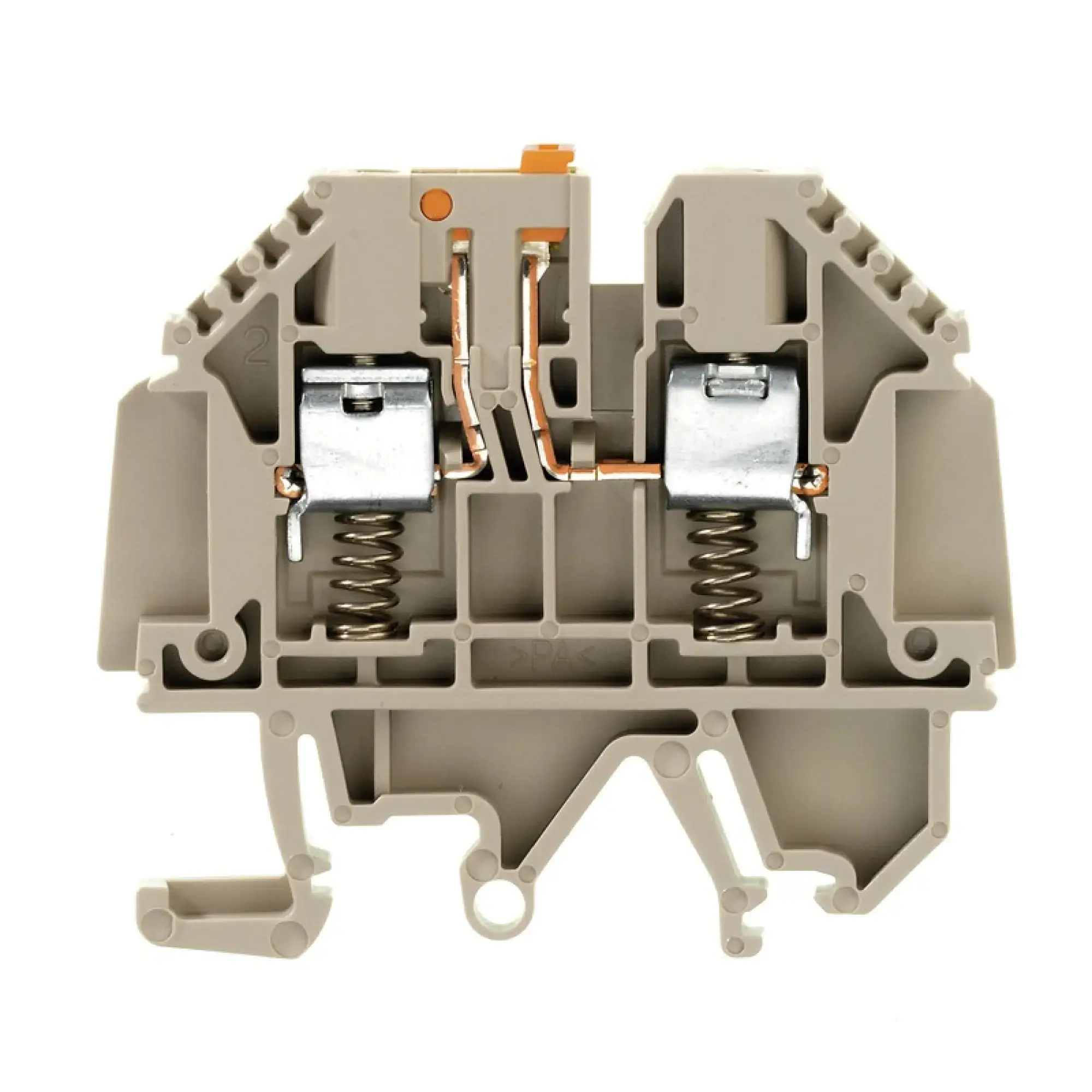 Weidmüller 7910390000 Test-disconnect terminal, Screw connection, dark beige, 4 mm², 32 A, 500 V, Number of connections: 2, Number of levels: 1 (img_001) Weidmüller 7910390000 Test-disconnect terminal, Screw connection, dark beige, 4 mm², 32 A, 500 V, Number of connections: 2, Number of levels: 1 (img_001)