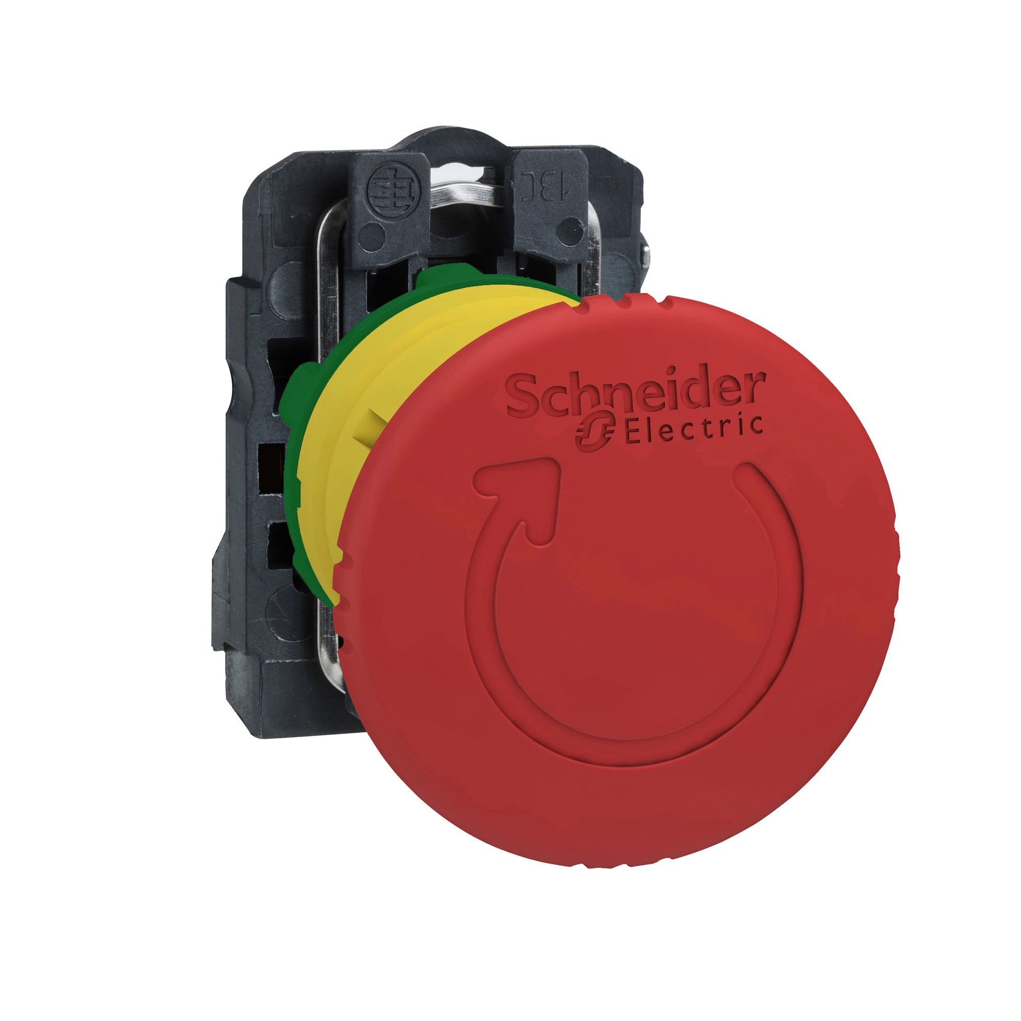 Schneider Electric XB5AS8446 Emergency stop/emergency-off switch, Harmony XB5, plastic, twist release, 22mm, 1NC + monitoring contact (img_001) Schneider Electric XB5AS8446 Emergency stop/emergency-off switch, Harmony XB5, plastic, twist release, 22mm, 1NC + monitoring contact (img_001)