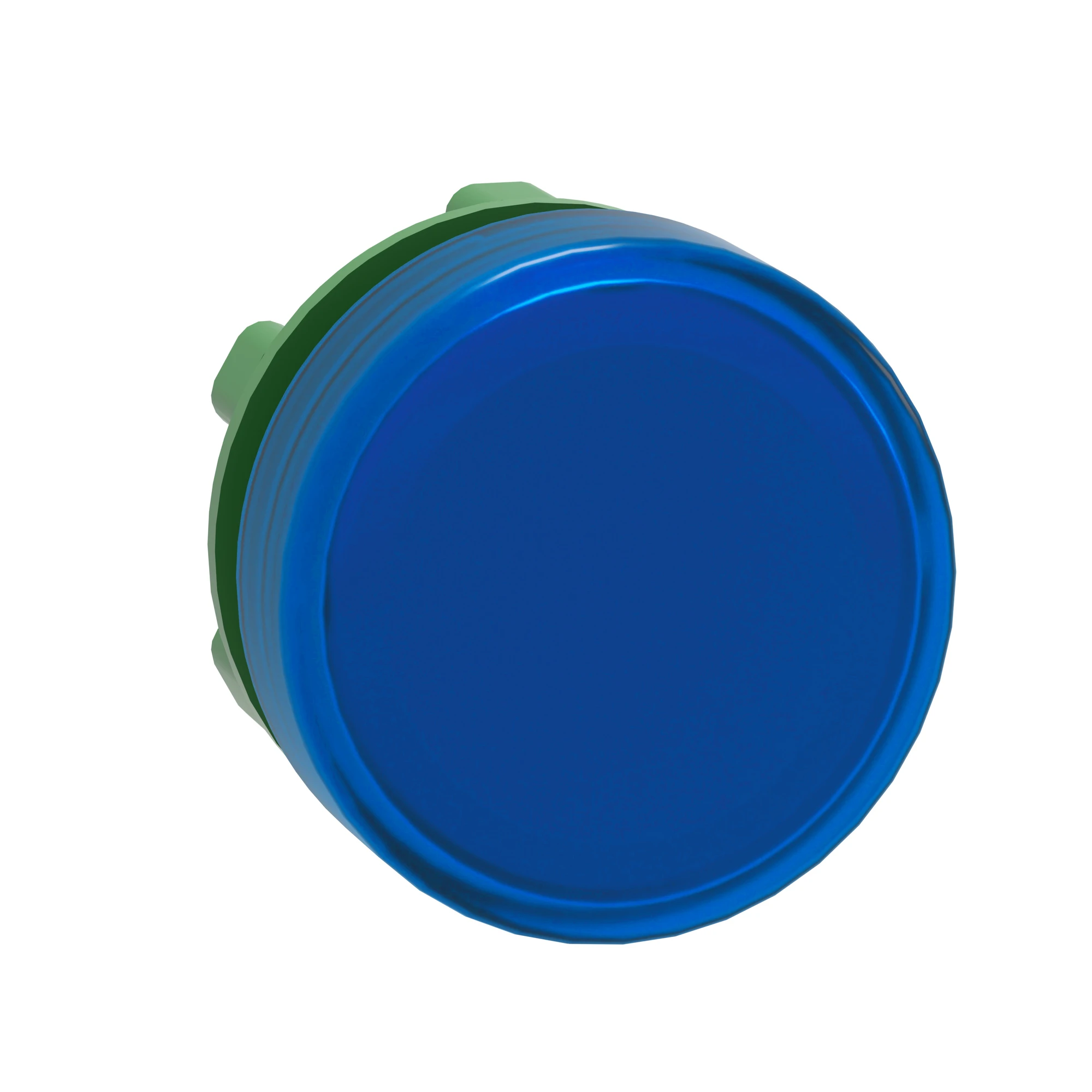 Schneider Electric ZB5AV063 Indicator light, front element, Harmony XB5, plastic, 22mm, blue, for universal LED, smooth dome (img_004)