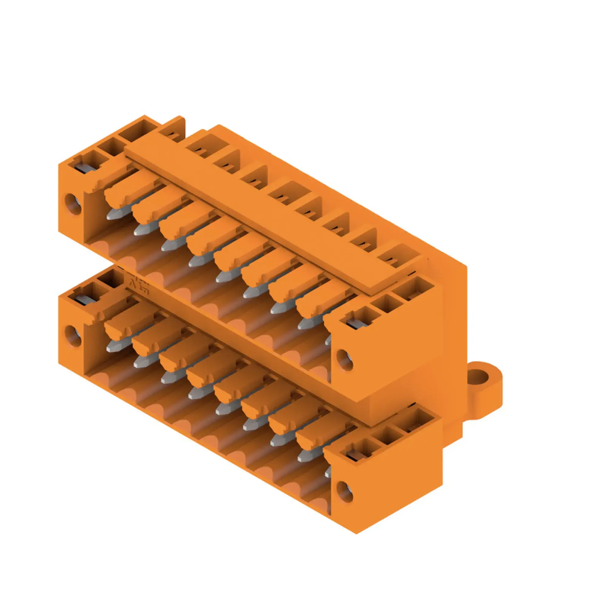Weidmüller 1633880000 PCB connector (board connection), 160 V, 10.5 A, Pitch in mm: 3.50, Number of poles: 18, THT solder connection, Box (img_001)