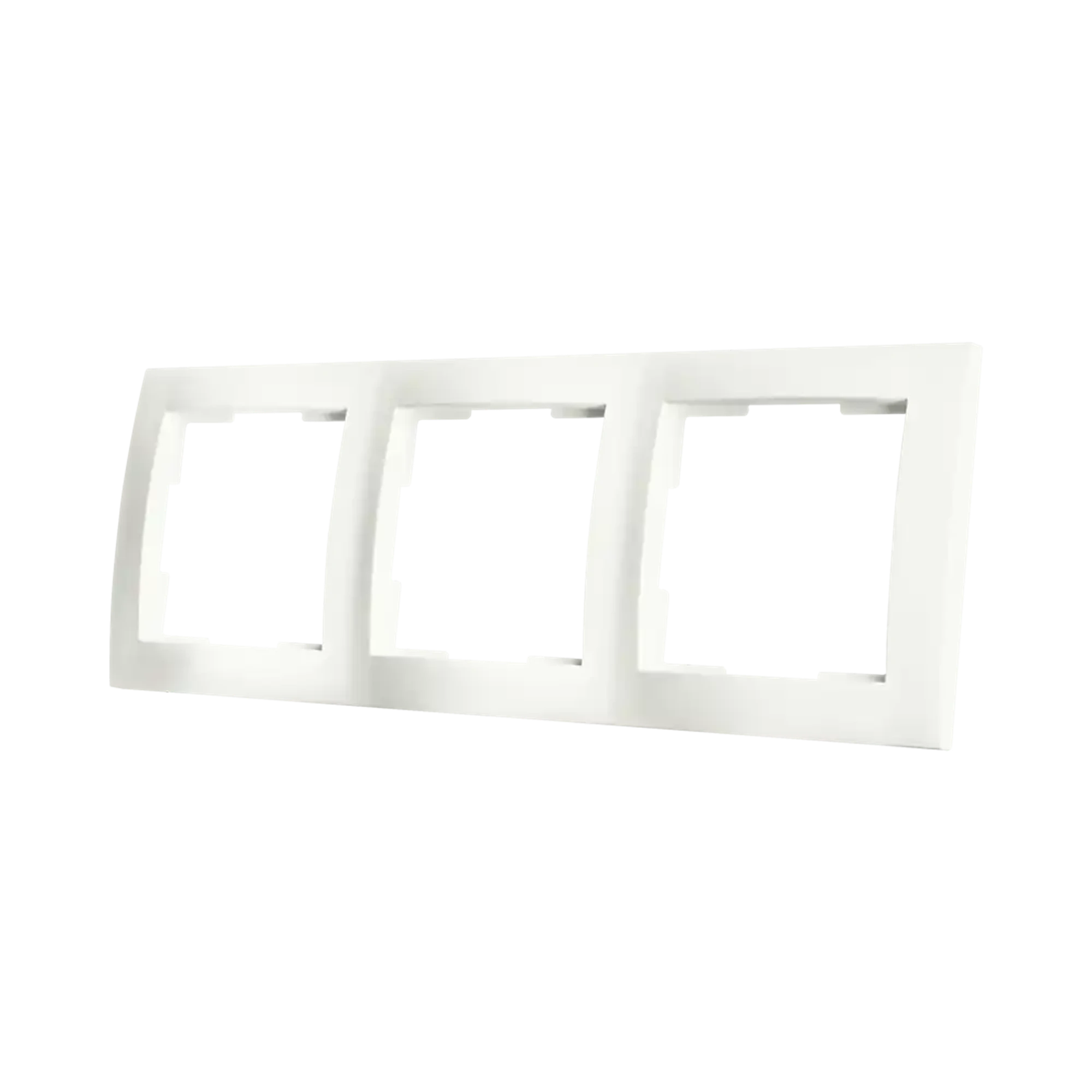 ION INDUSTRIES 80.302.315 3-gang cover frame E1 Matt Alpine White (img_002) ION INDUSTRIES 80.302.315 3-gang cover frame E1 Matt Alpine White (img_002)