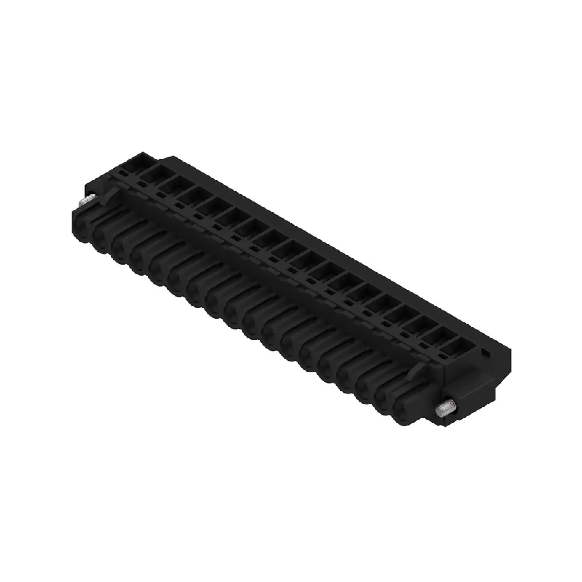 Weidmüller 1959590000 PCB connector (wire connection), 320 V, 23 A, Pitch in mm: 5.00, 4 mm², Number of poles: 18, Clamping yoke connection, Box (img_001) Weidmüller 1959590000 PCB connector (wire connection), 320 V, 23 A, Pitch in mm: 5.00, 4 mm², Number of poles: 18, Clamping yoke connection, Box (img_001)