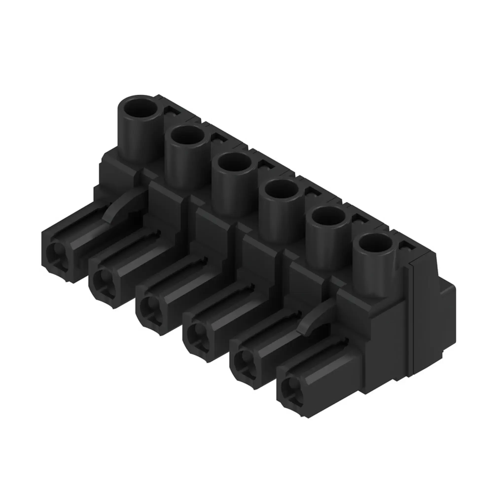 Weidmüller 1049020000 PCB connector (wire connection), 500 V, 29 A, Pitch in mm: 7.62, 4 mm², Number of poles: 6, Clamping yoke connection, Box (img_001)