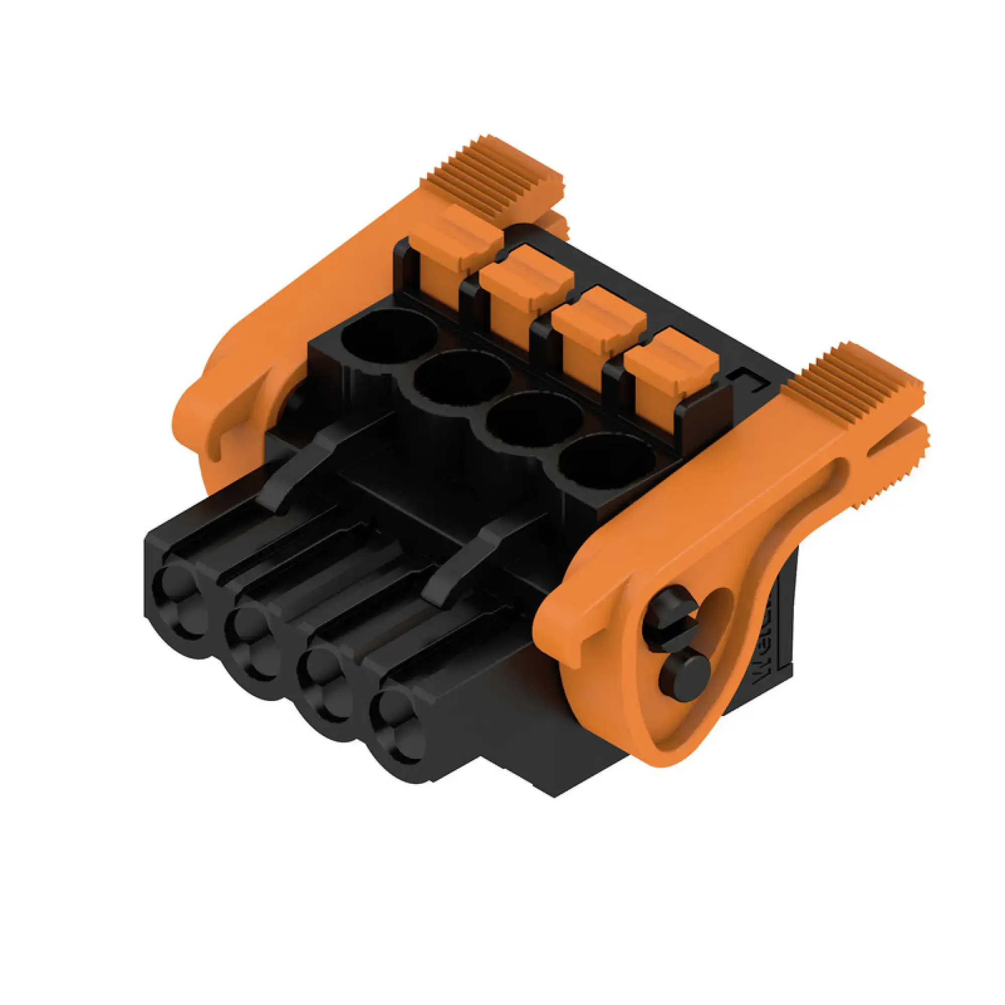 Weidmüller 1979810000 PCB connector (wire connection), 320 V, 24 A, Pitch in mm: 5.00, 3.31 mm², Number of poles: 4, PUSH IN with actuator, Box (img_001) Weidmüller 1979810000 PCB connector (wire connection), 320 V, 24 A, Pitch in mm: 5.00, 3.31 mm², Number of poles: 4, PUSH IN with actuator, Box (img_001)