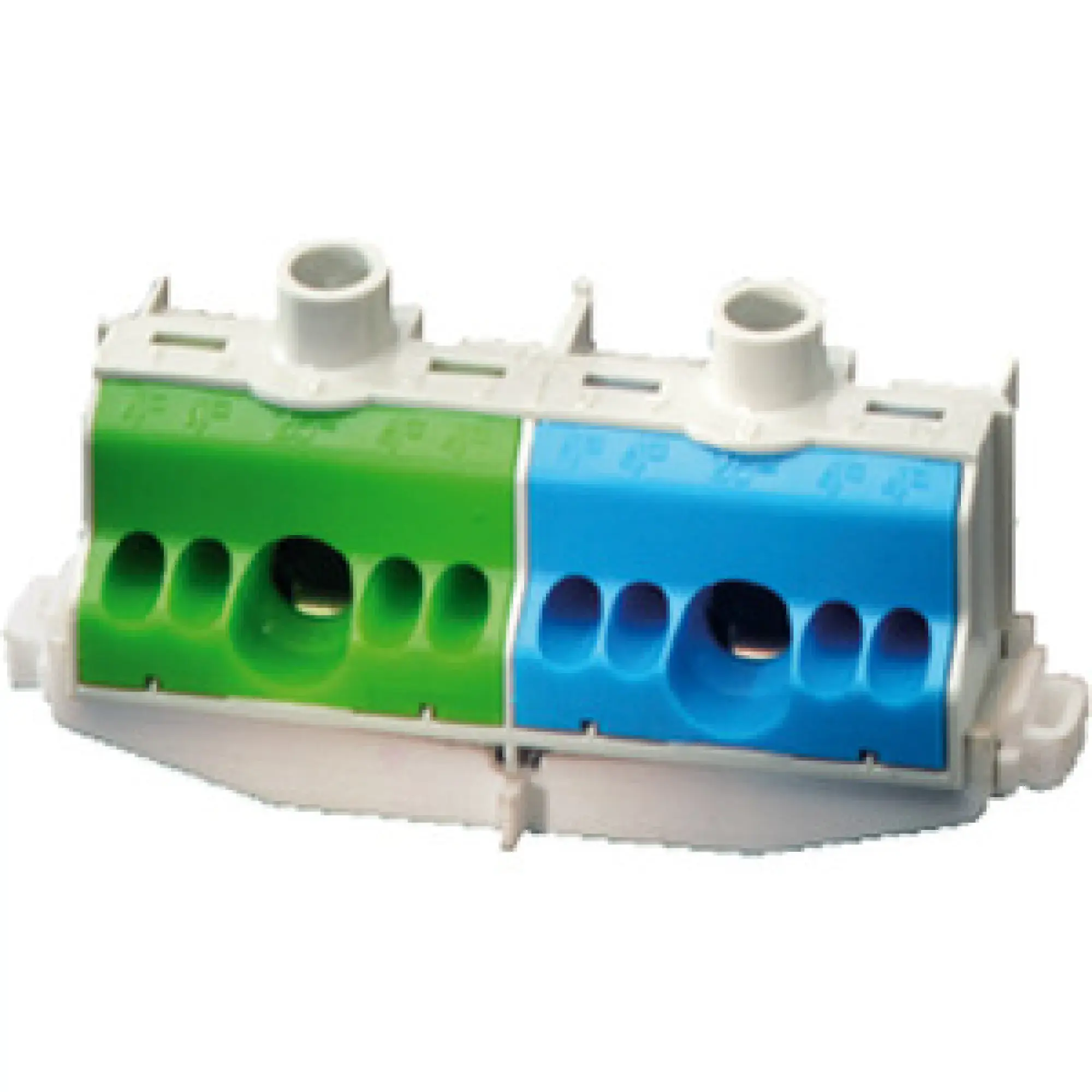 Hensel 26001206 PE- und N-Klemme, Befestigung auf Tragschienen (Hutprofil 35 mm) FC PN 10 (img_001)