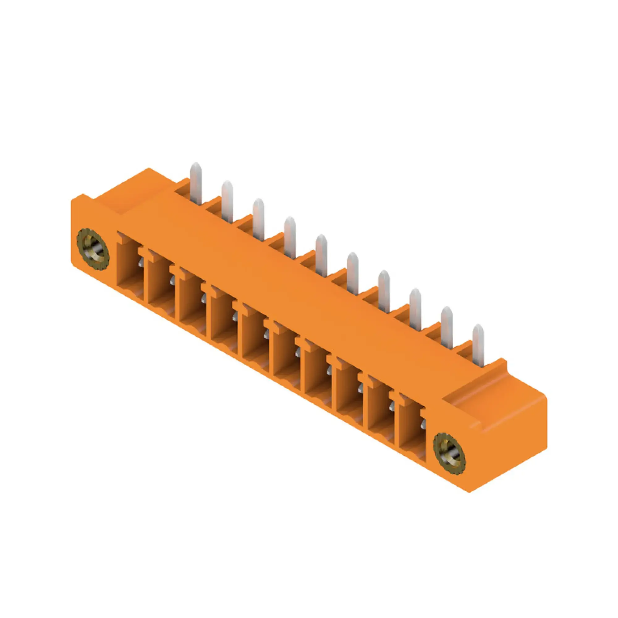 Weidmüller 1038140000 PCB connector (board connection), 160 V, 17.5 A, Pitch in mm: 3.81, Number of poles: 10, THT solder connection, Box (img_001)