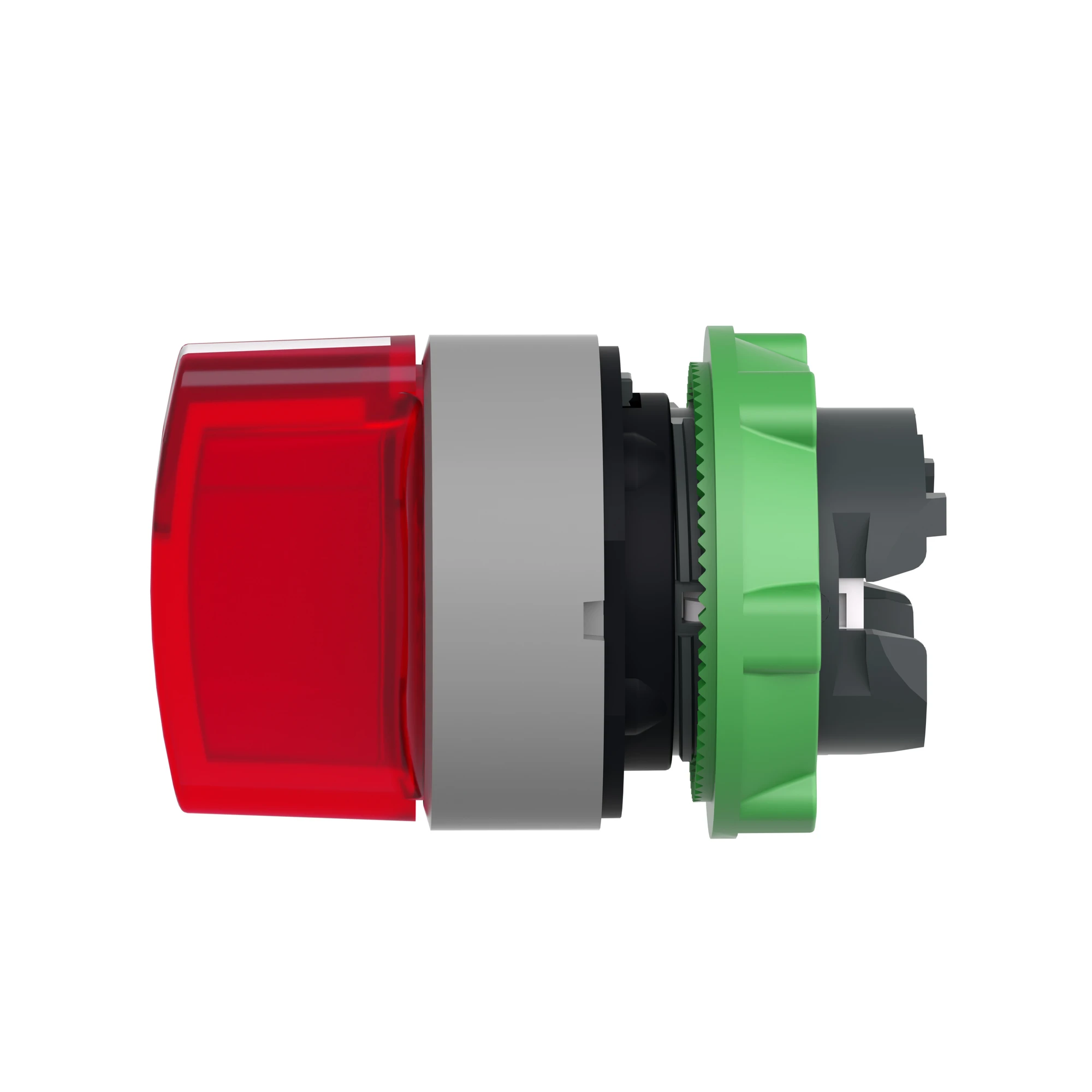 Schneider Electric ZB5AK1743C0 Illuminated Selector Switch, Front Element, Harmony XB5, Plastic, 22mm, Red, for Universal LED, 3 Positions, Momentary Left (img_007)
