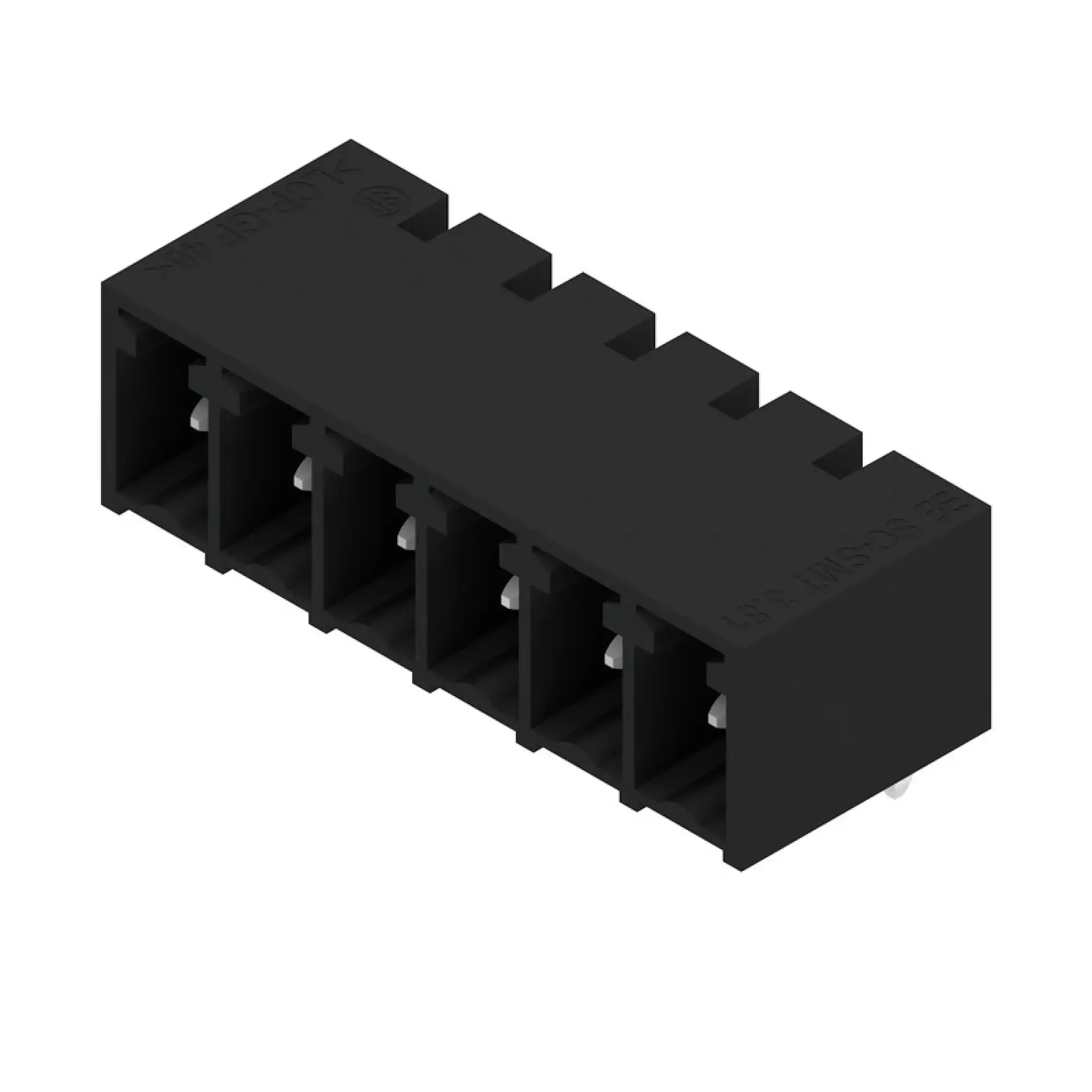 Weidmüller 2599820000 PCB connector (board connection), 160 V, 17.5 A, Pitch in mm: 3.81, Number of poles: 8, THT/THR solder connection, Box (img_001)