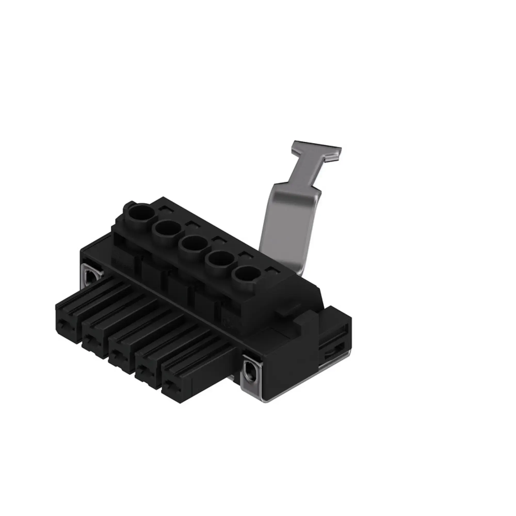 Weidmüller 1929910000 PCB connector (wire connection), 1000 V, 57 A, Pitch in mm: 7.62, 10 mm², Number of poles: 5, Clamping yoke connection, Box (img_001) Weidmüller 1929910000 PCB connector (wire connection), 1000 V, 57 A, Pitch in mm: 7.62, 10 mm², Number of poles: 5, Clamping yoke connection, Box (img_001)