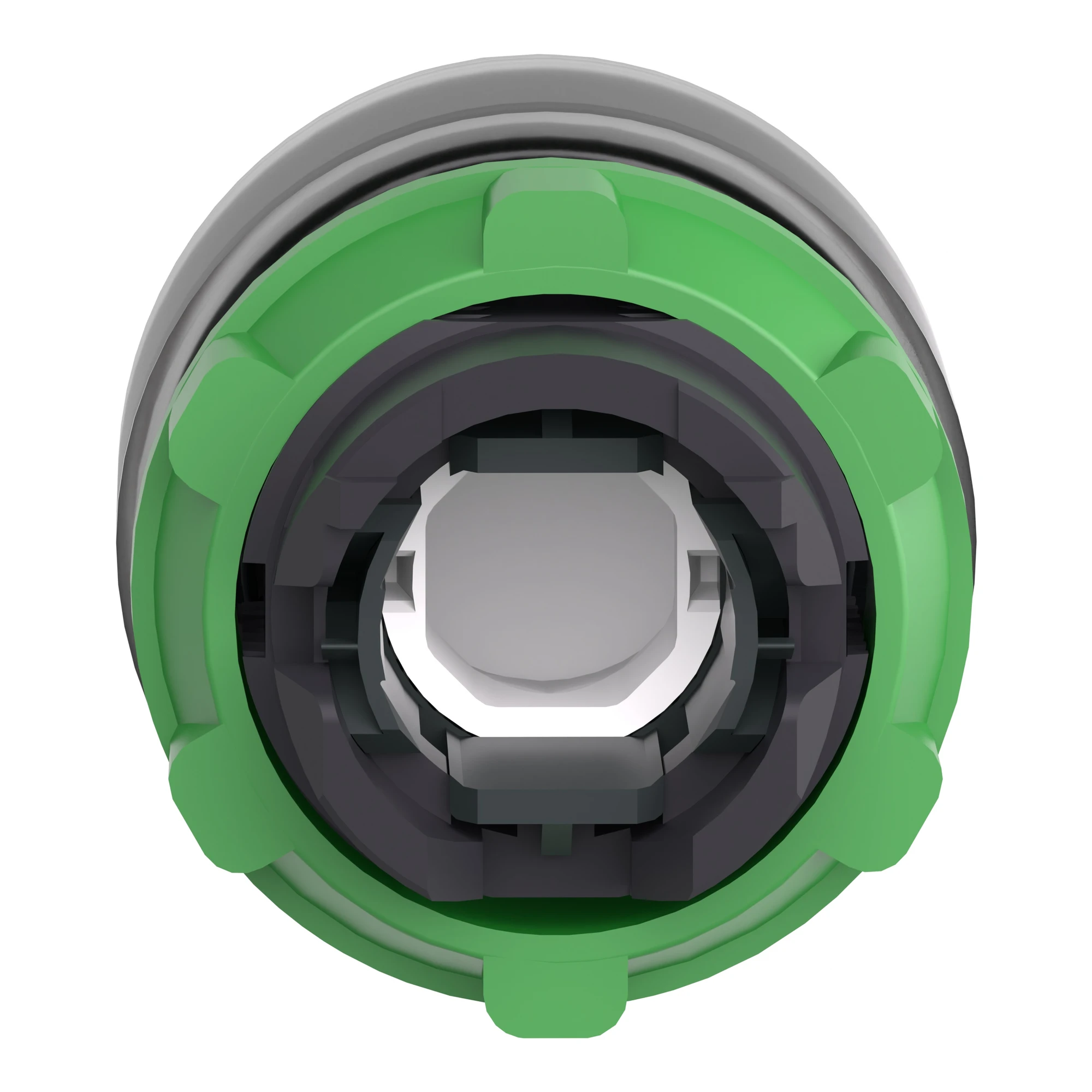 Schneider Electric ZB5AW543 Illuminated push-button, front element, Harmony XB5, plastic, 22mm, red, for universal LED, with protective cap (img_002)