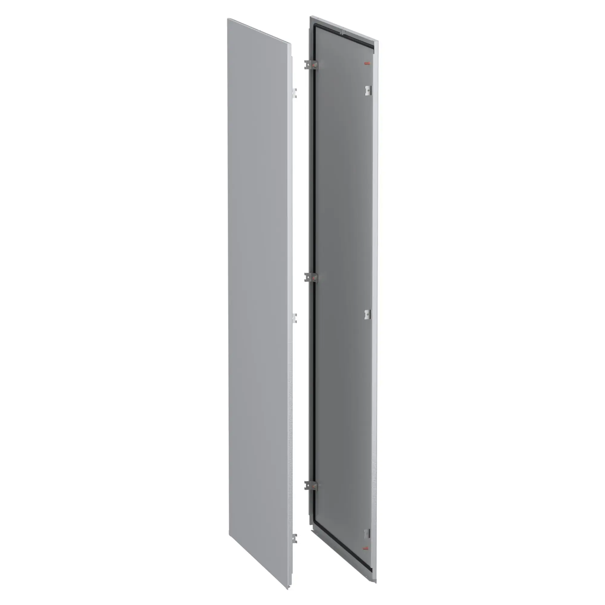 Schneider Electric NSY2SPINHD188 Seitenwände, PanelSeT SFN, für Gehäuse H1800 T400mm, Innenbefestigung, RAL7035, 2er Set (img_001)