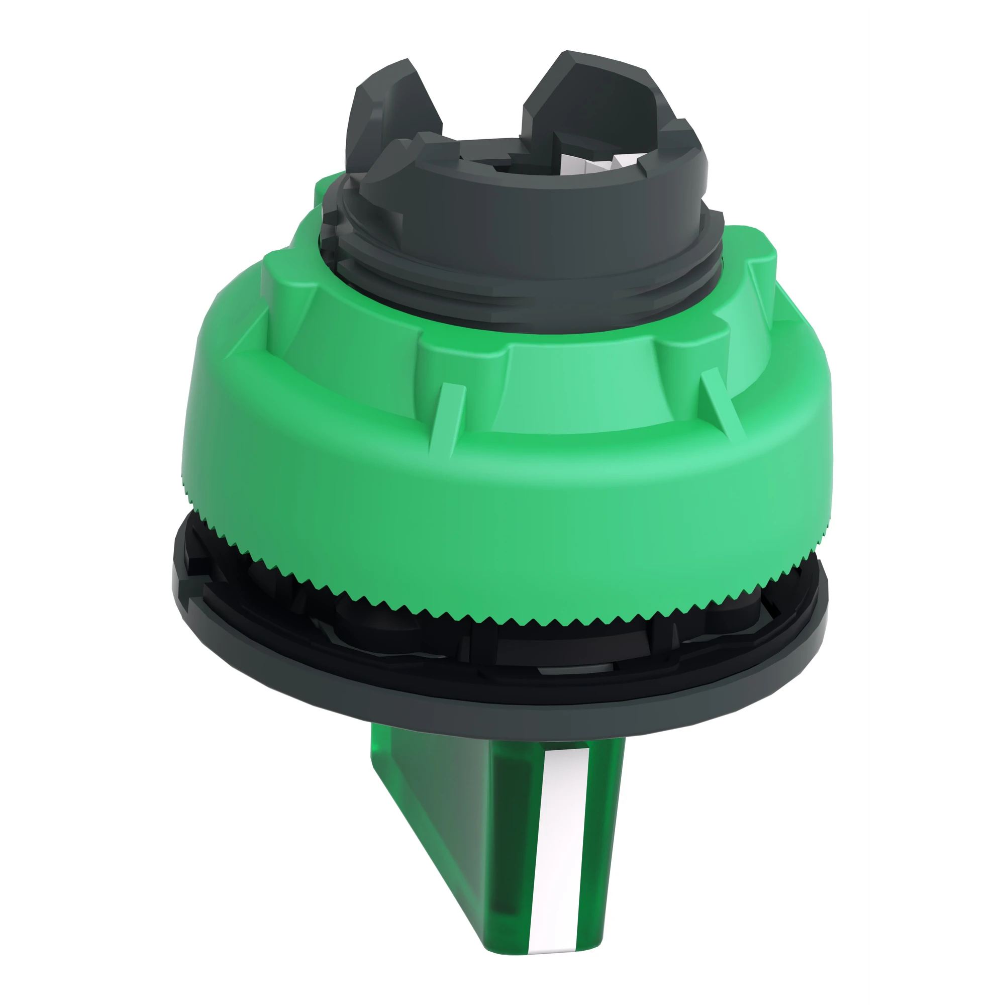 Schneider Electric ZB5FK1733 Illuminated Selector Switch, Front Element, Harmony XB5F, Plastic, 30mm, Green, for Universal LED, 3 Positions, Momentary Left (img_008)