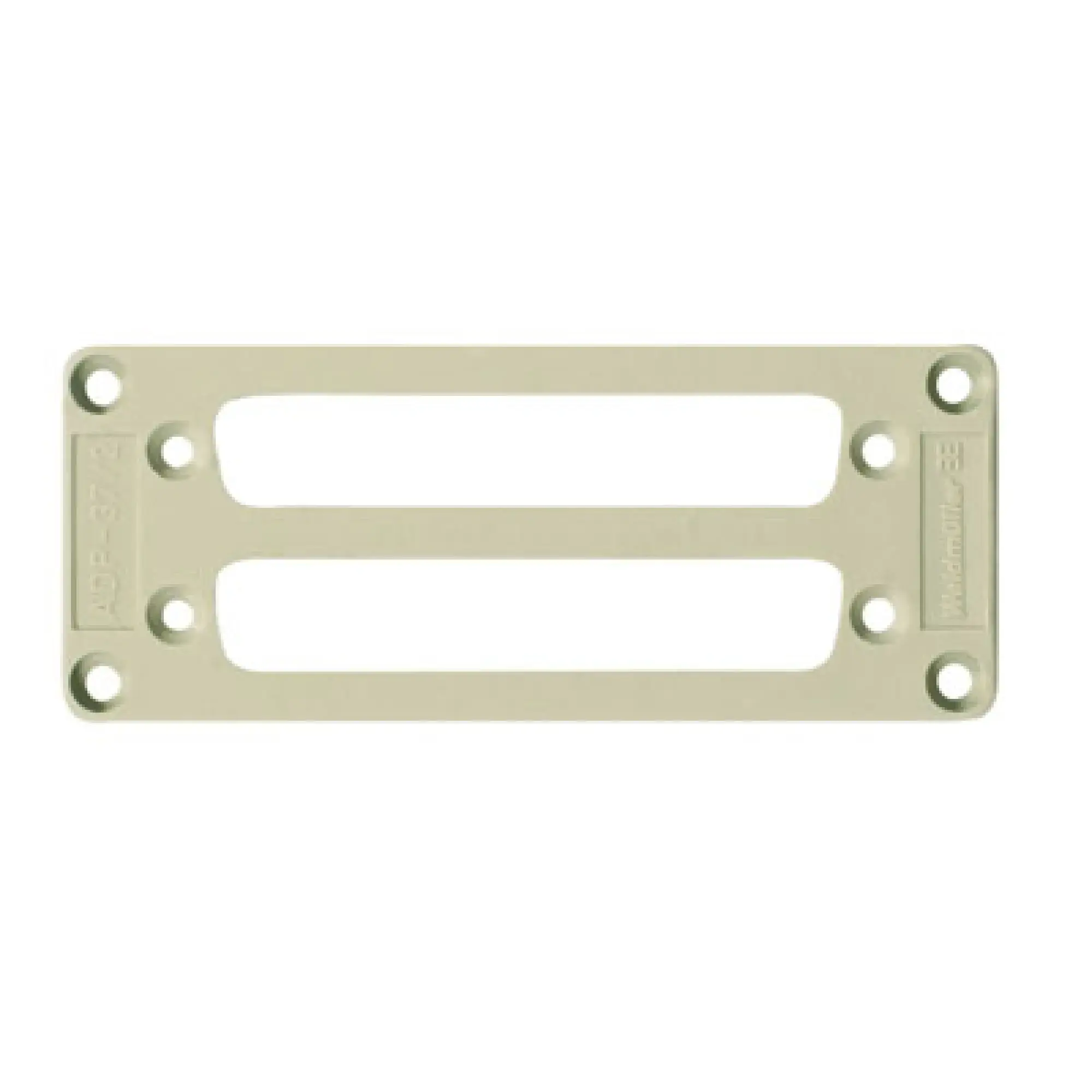 Weidmüller 1666350000 Adapter plate (industrial connector), Plastic, Colour: grey, Size: 6 (img_001) Weidmüller 1666350000 Adapter plate (industrial connector), Plastic, Colour: grey, Size: 6 (img_001)