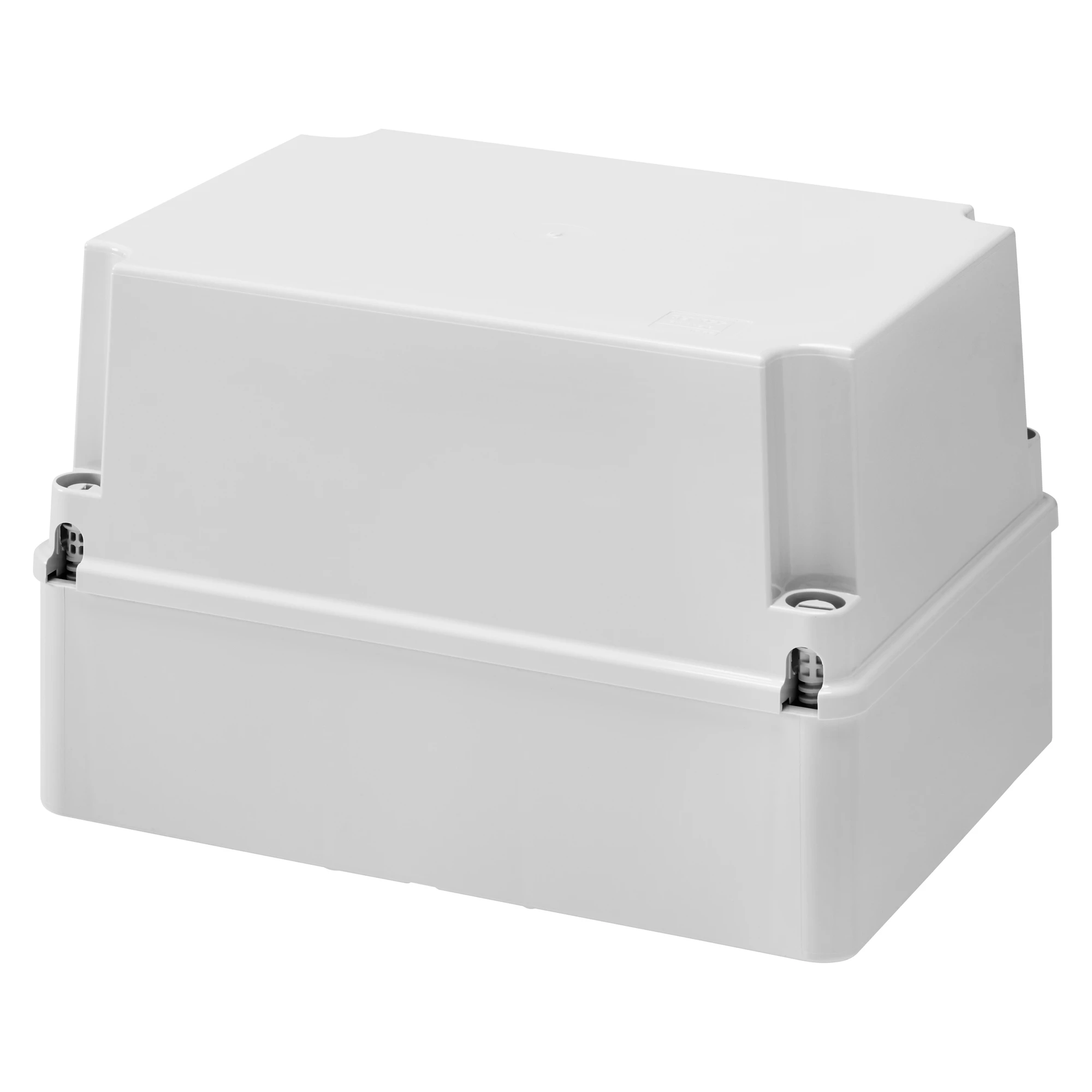 GEWISS GW44258 JUNCTION BOX WITH DEEP SCREWED LID - IP56 - INTERNAL DIMENSIONS 240X190X160 - SMOOTH WALLS - GWT960ºC - GREY RAL 7035 (img_001) GEWISS GW44258 JUNCTION BOX WITH DEEP SCREWED LID - IP56 - INTERNAL DIMENSIONS 240X190X160 - SMOOTH WALLS - GWT960ºC - GREY RAL 7035 (img_001)