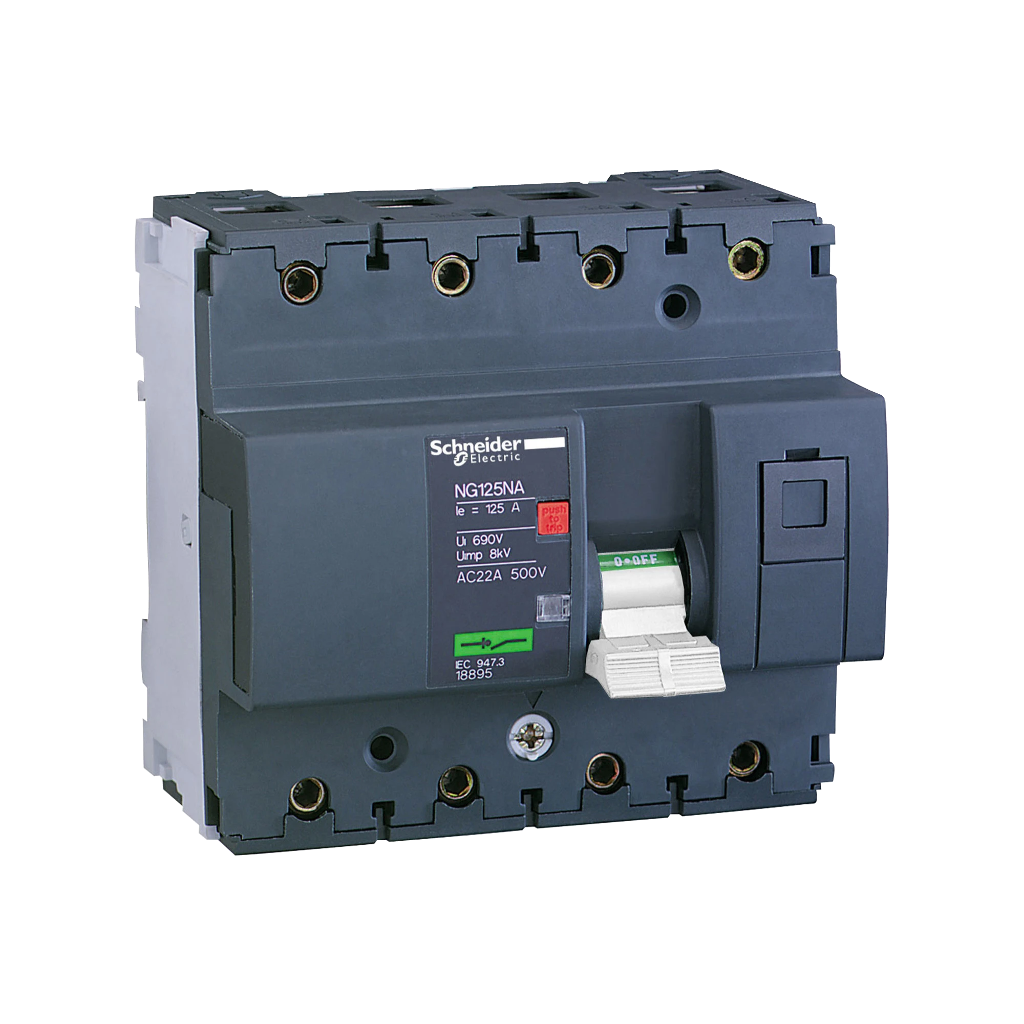 Schneider Electric 18894 Load Disconnect Switch NG125NA, 3P+N, 80A (img_001) Schneider Electric 18894 Load Disconnect Switch NG125NA, 3P+N, 80A (img_001)