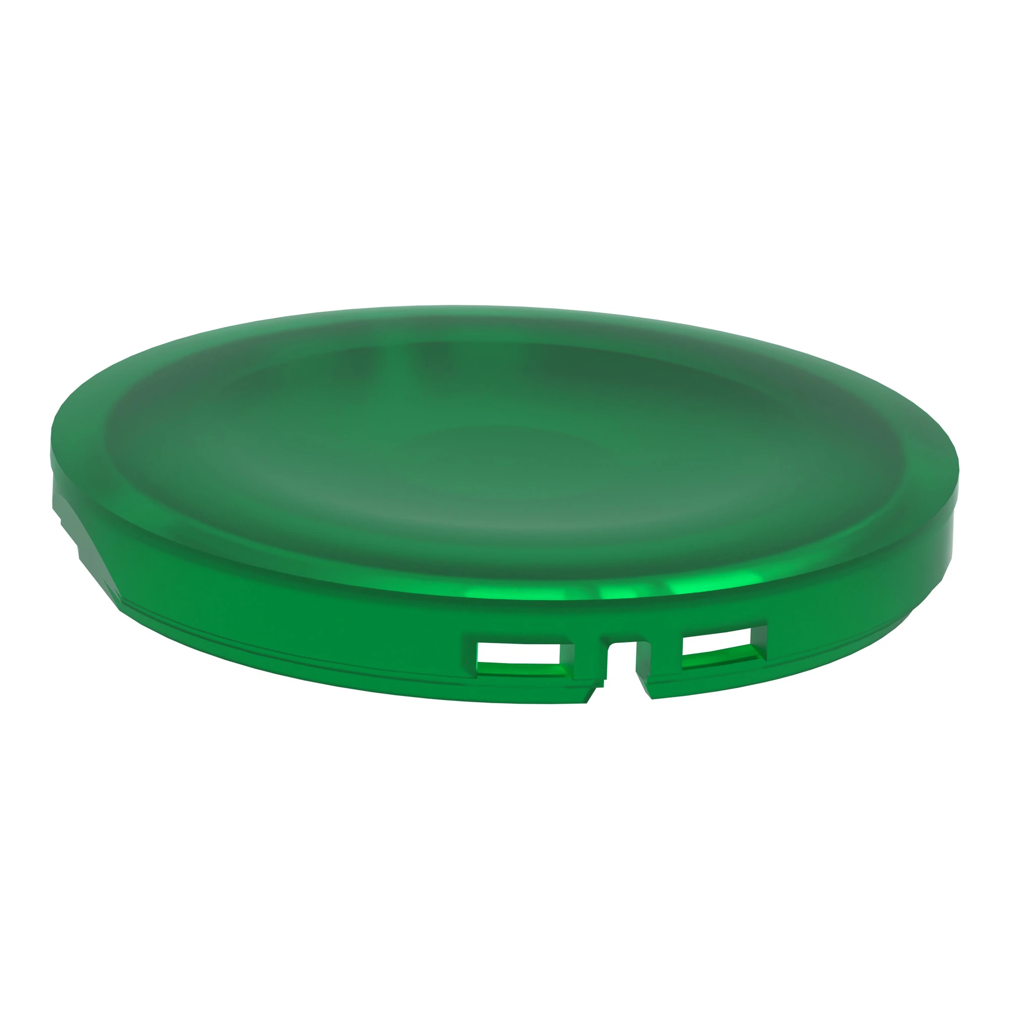 Schneider Electric ZBW9133 Cap, illuminated push-button, Harmony XB5 and XB4, green, 22mm, for universal LED, smooth, unlabelled (img_005)