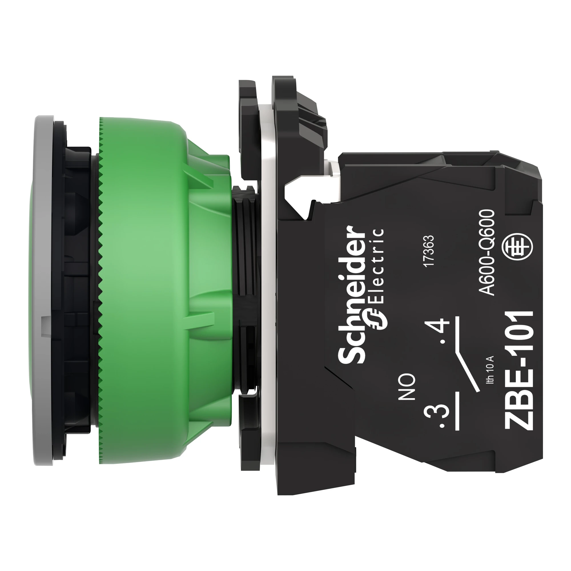 Schneider Electric XB5FA3311C0 Pushbutton, Harmony XB5F, plastic, light grey, green, labeled I, 30mm, momentary, 1NO (img_005) Schneider Electric XB5FA3311C0 Pushbutton, Harmony XB5F, plastic, light grey, green, labeled I, 30mm, momentary, 1NO (img_005)