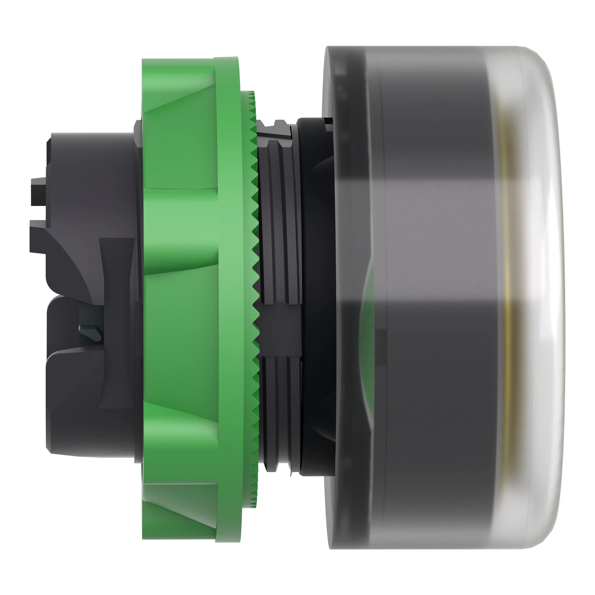 Schneider Electric ZB5AW583 Illuminated Push Button, Front Element, Harmony XB5, Plastic, 22mm, Yellow, for Universal LED, with Protective Cap (img_003)