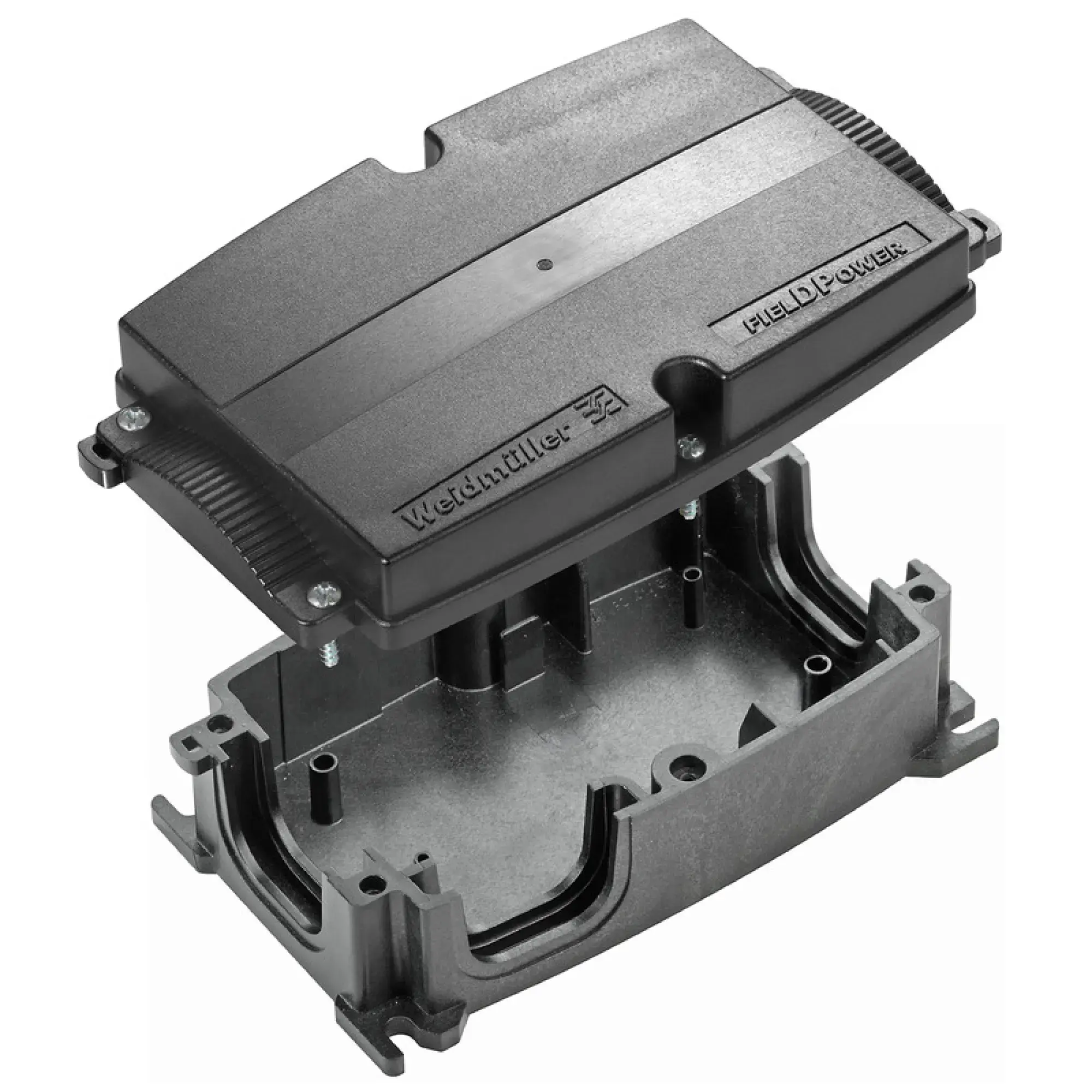 Weidmüller 2703910000 Plastic housing, FieldPower®, 104 x 181 x 67 mm, Gland plates: , untreated, black (img_001)